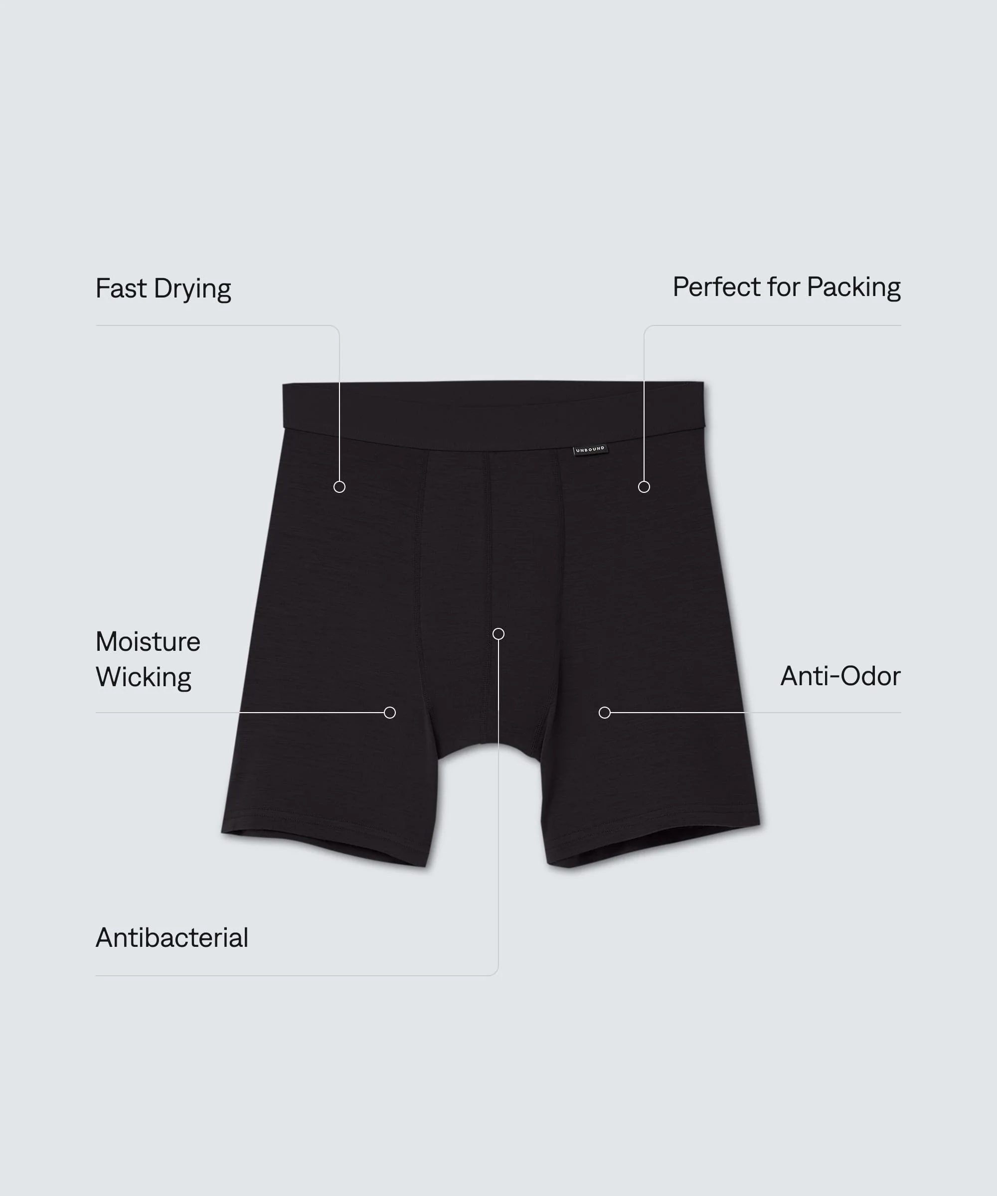 Men's Merino Wool Boxer Briefs - Image 48