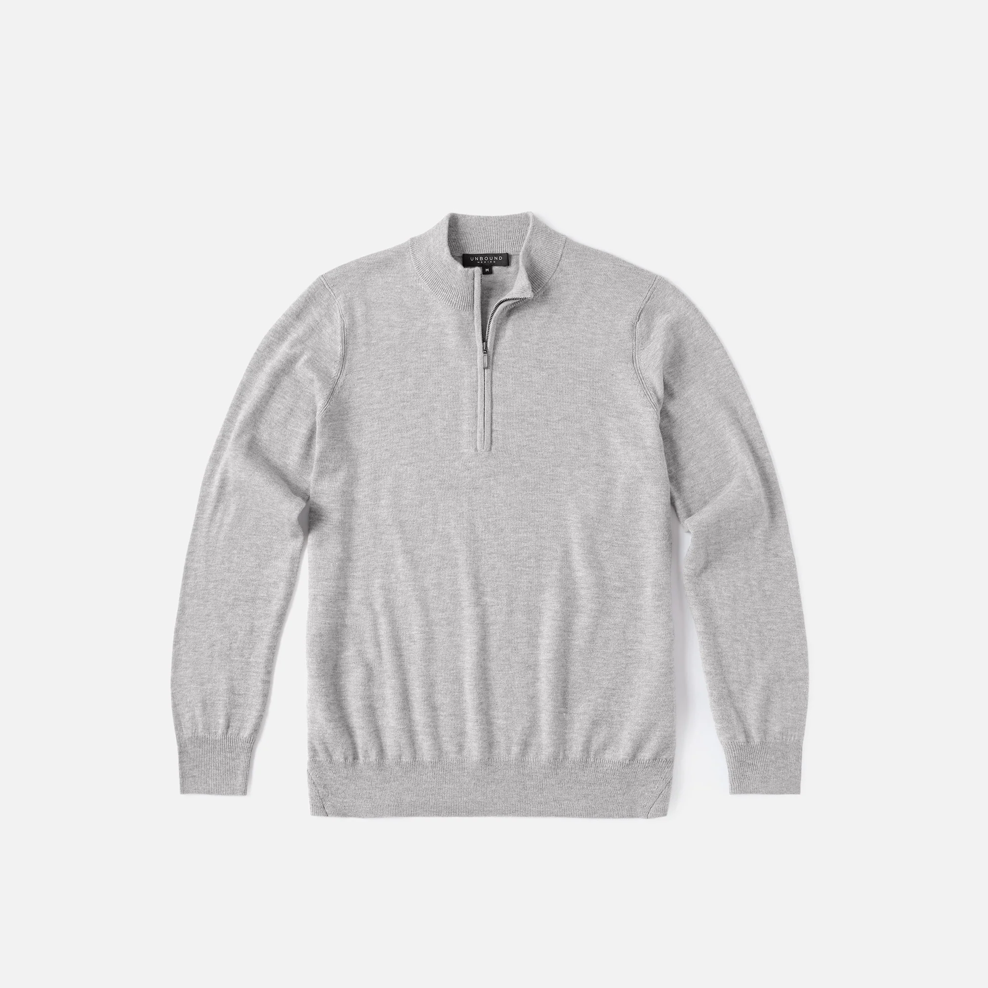 Men's Merino Cashmere Quarter Zip Jumper - Image 14