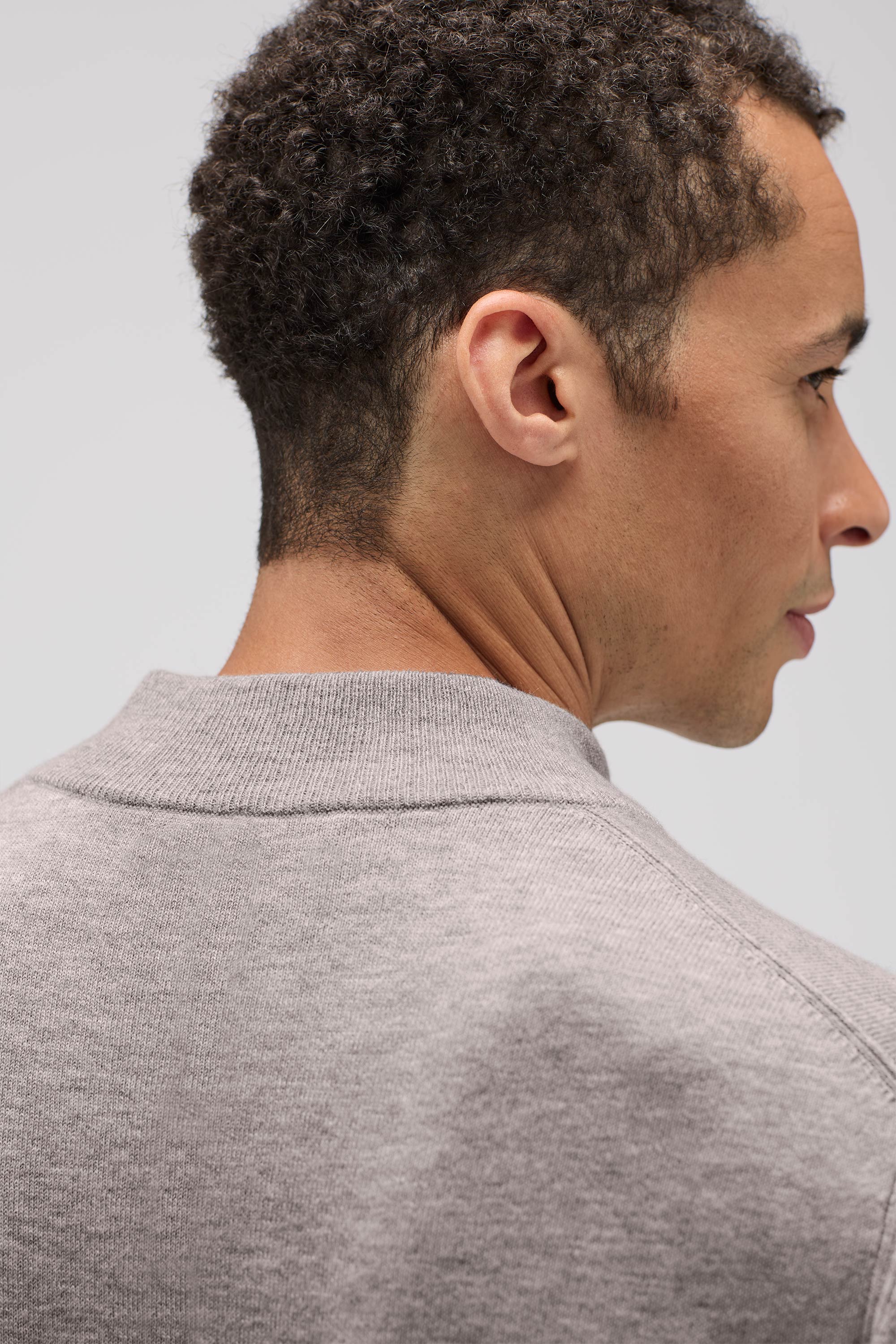 Men's Merino Cashmere Quarter Zip Jumper - Image 26