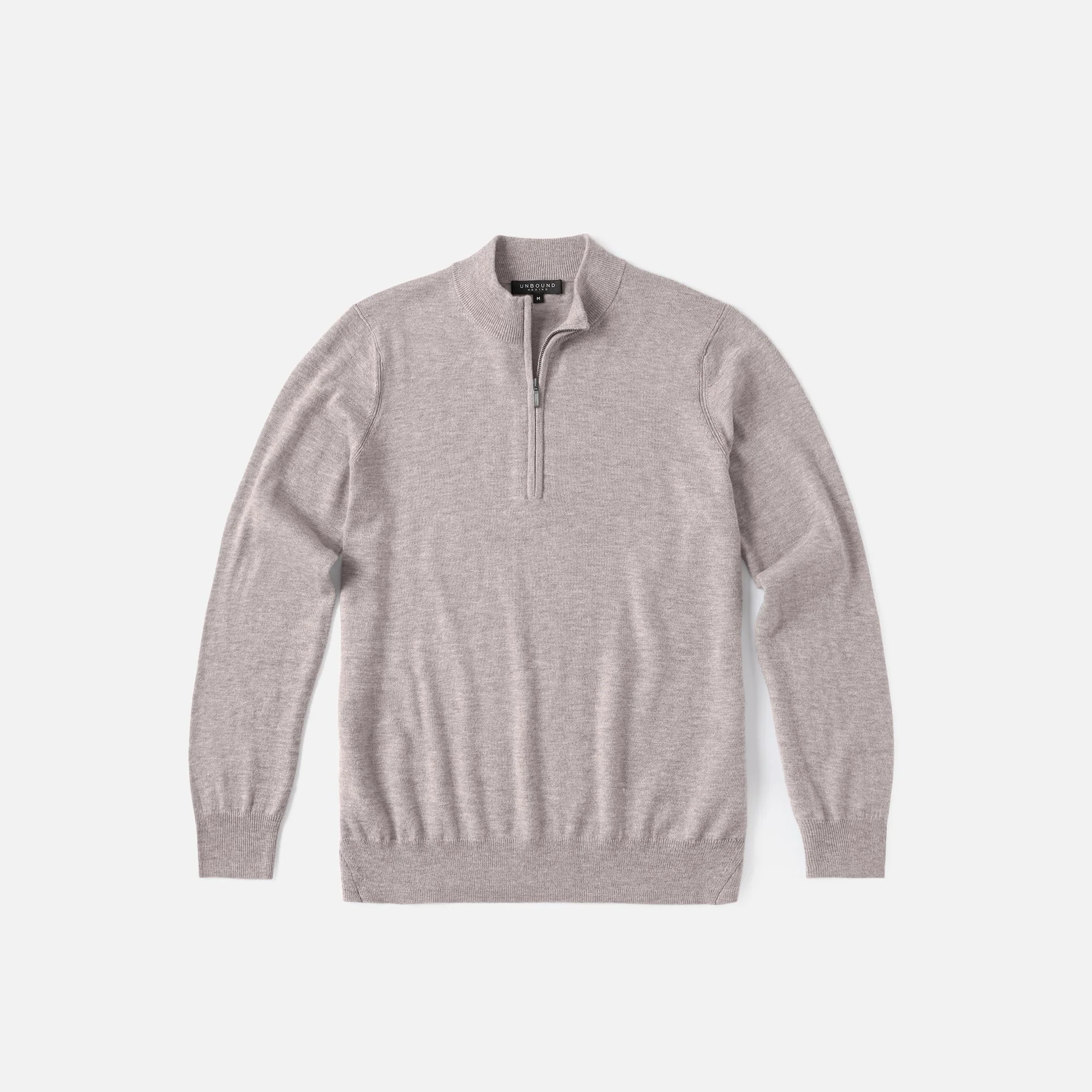 Men's Merino Cashmere Quarter Zip Jumper - Image 27