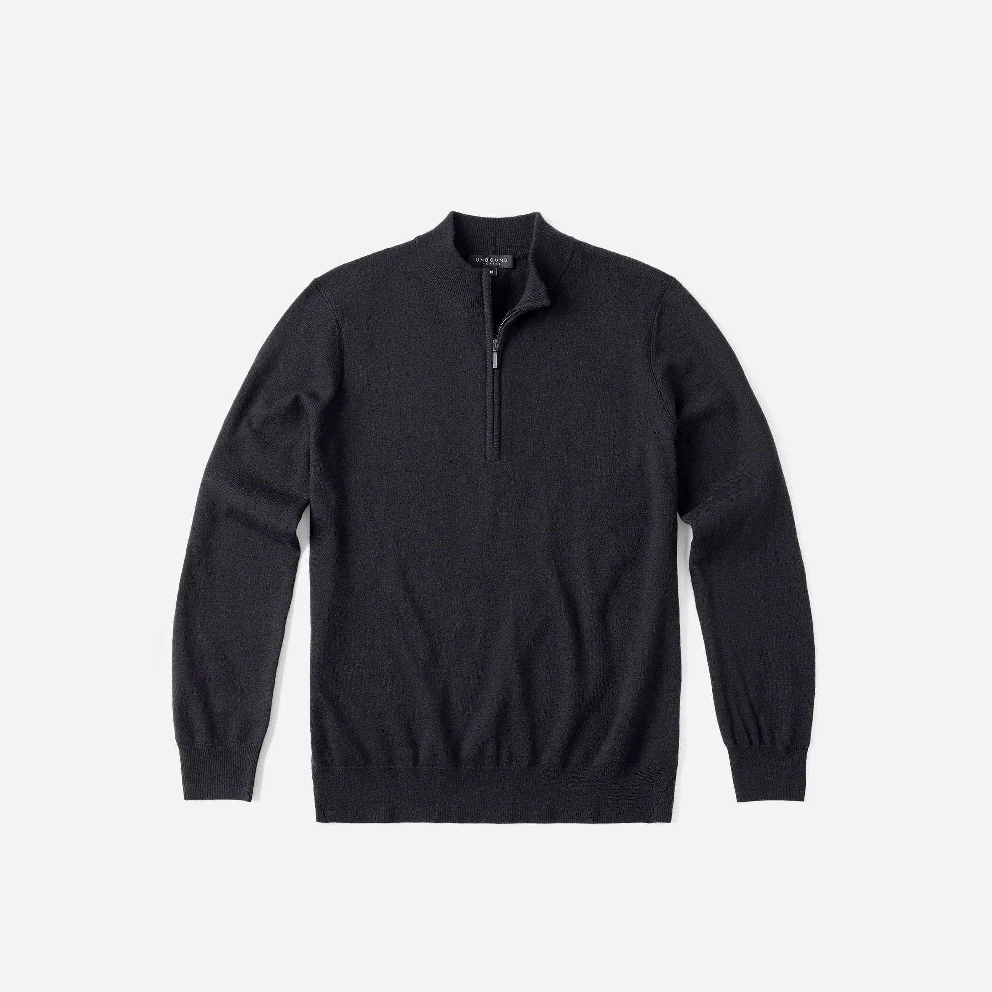 Men's Merino Cashmere Quarter Zip Jumper - Image 7