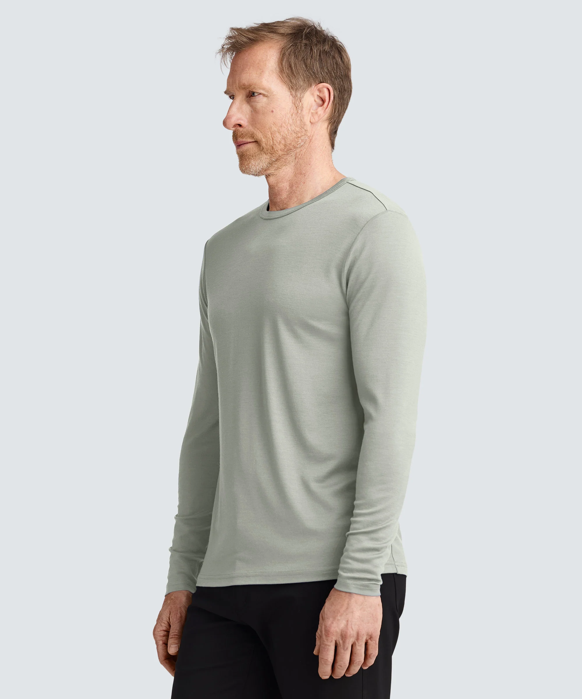 Men's Long Sleeve Merino Crew - Image 78