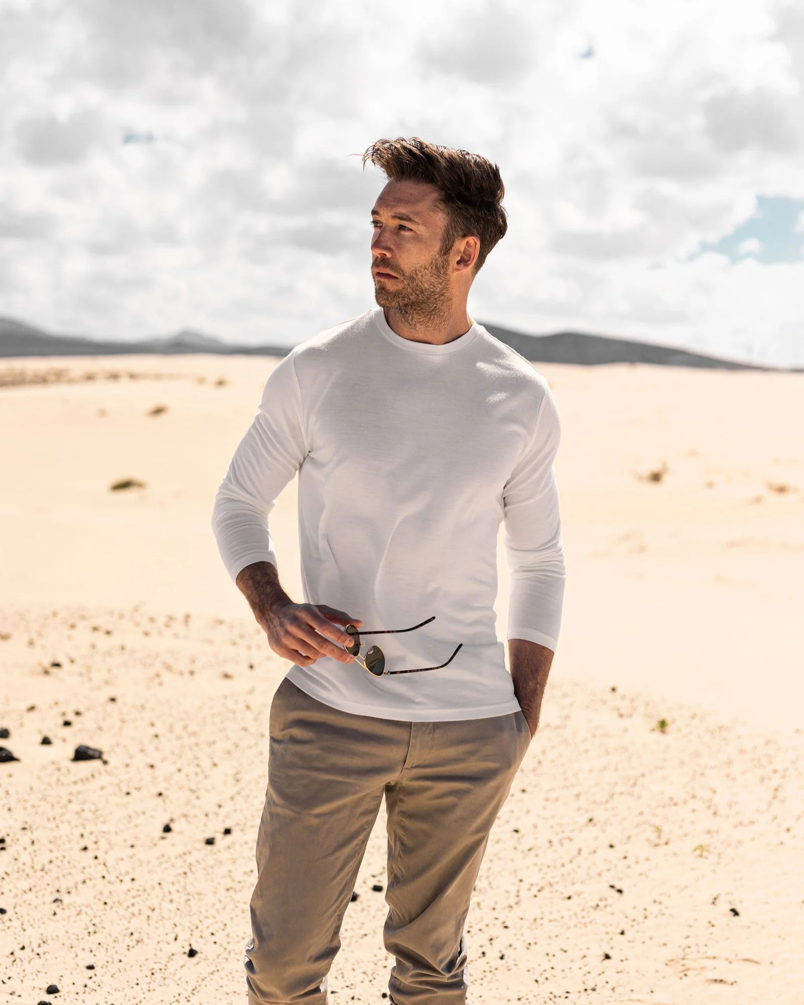 Men's Long Sleeve Merino Crew - Image 9