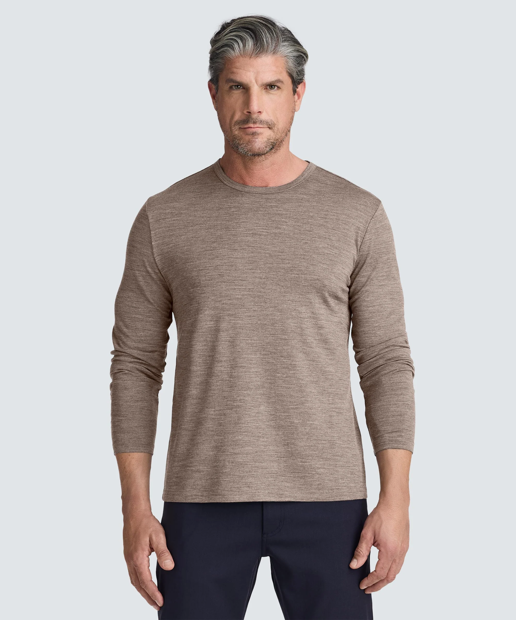 Men's Long Sleeve Merino Crew - Image 97
