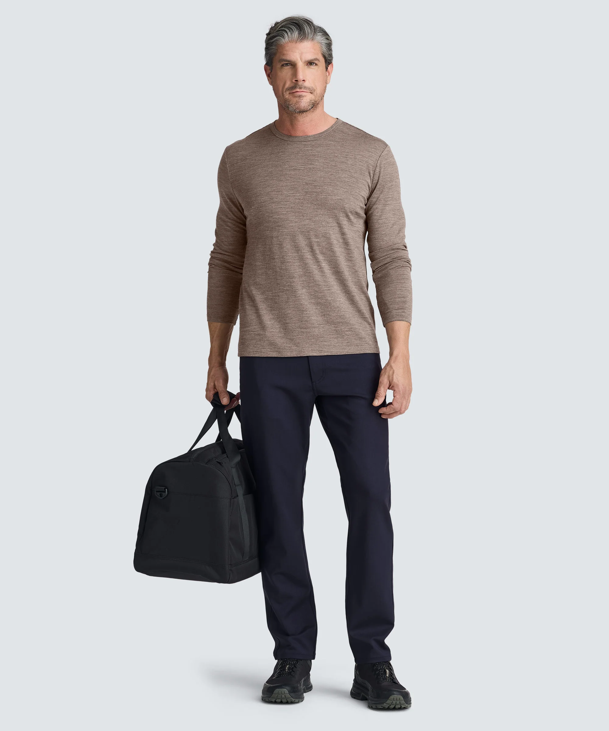 Men's Long Sleeve Merino Crew - Image 98