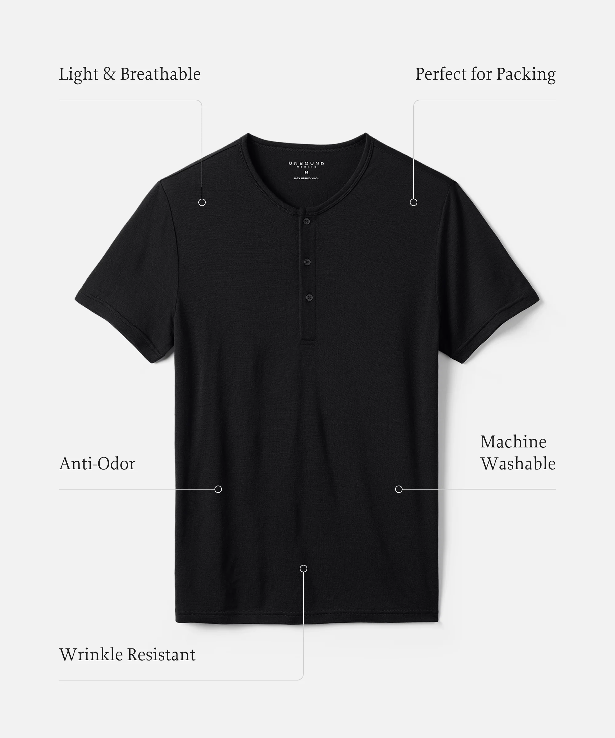 Men's Merino Short Sleeve Henley - Image 50