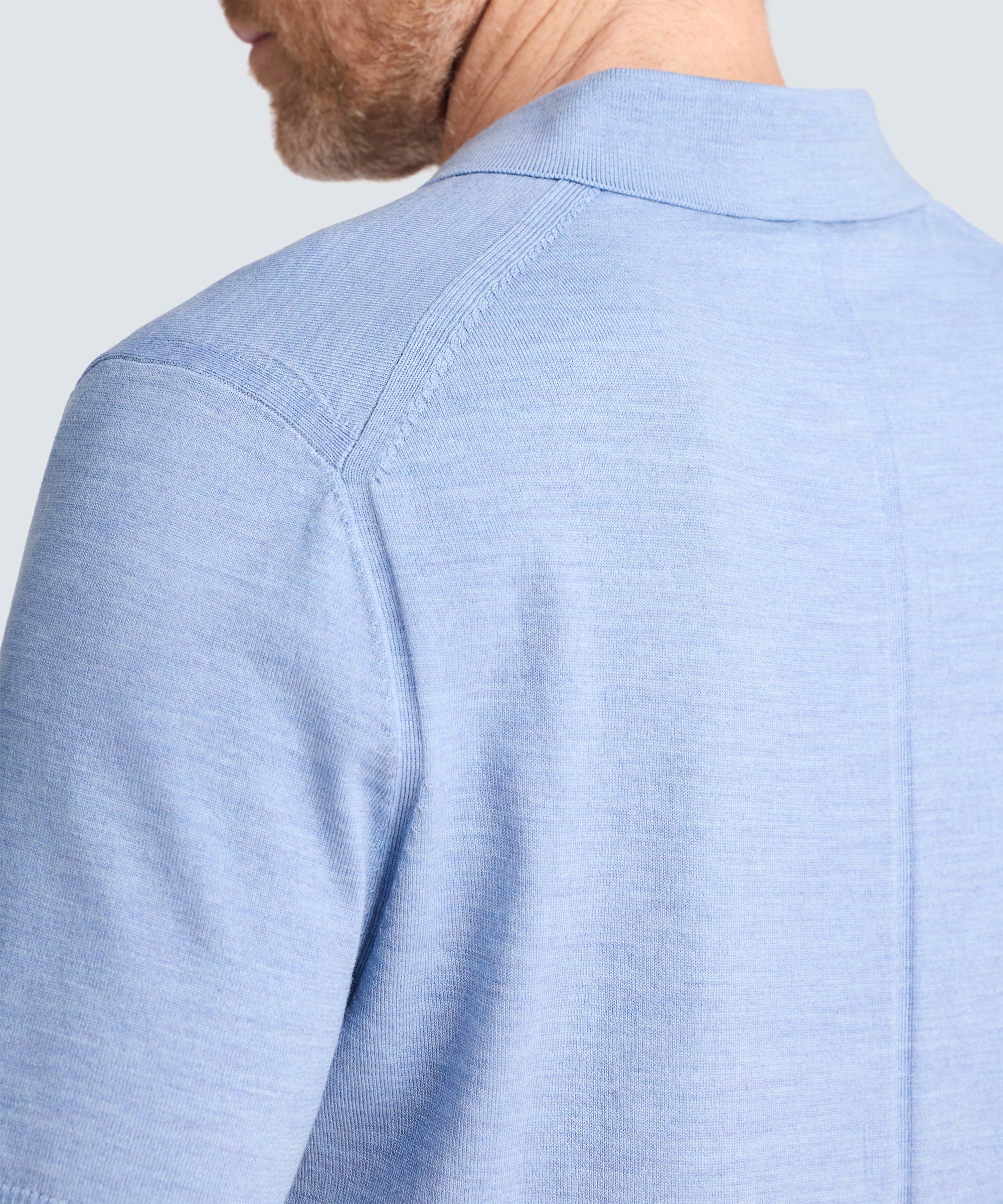 Men's Fine Knit Merino Polo - Image 12
