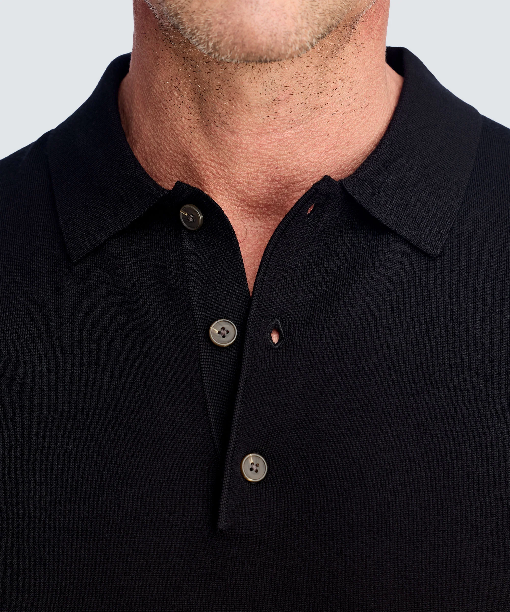 Men's Fine Knit Merino Polo - Image 16