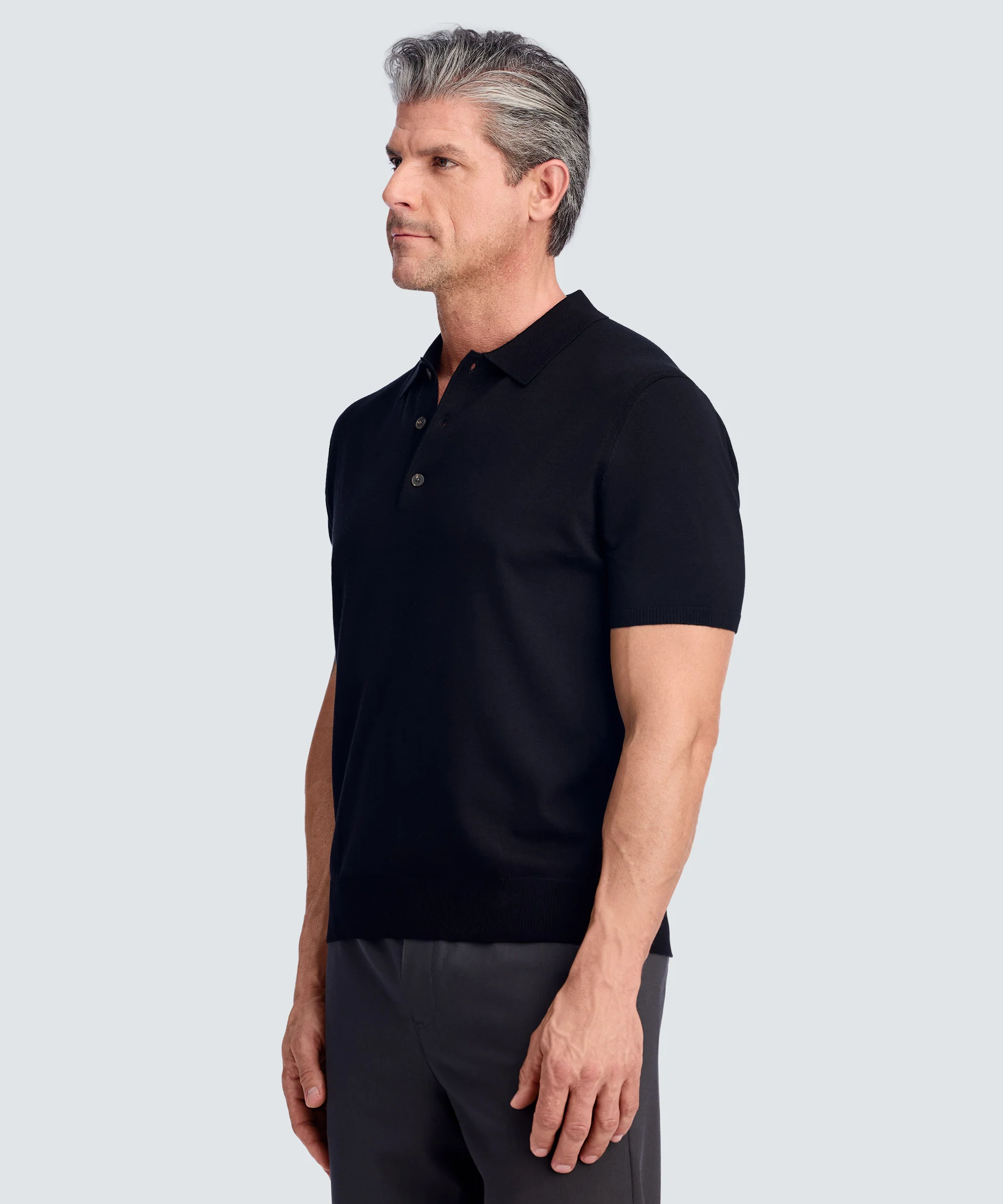 Men's Fine Knit Merino Polo - Image 18