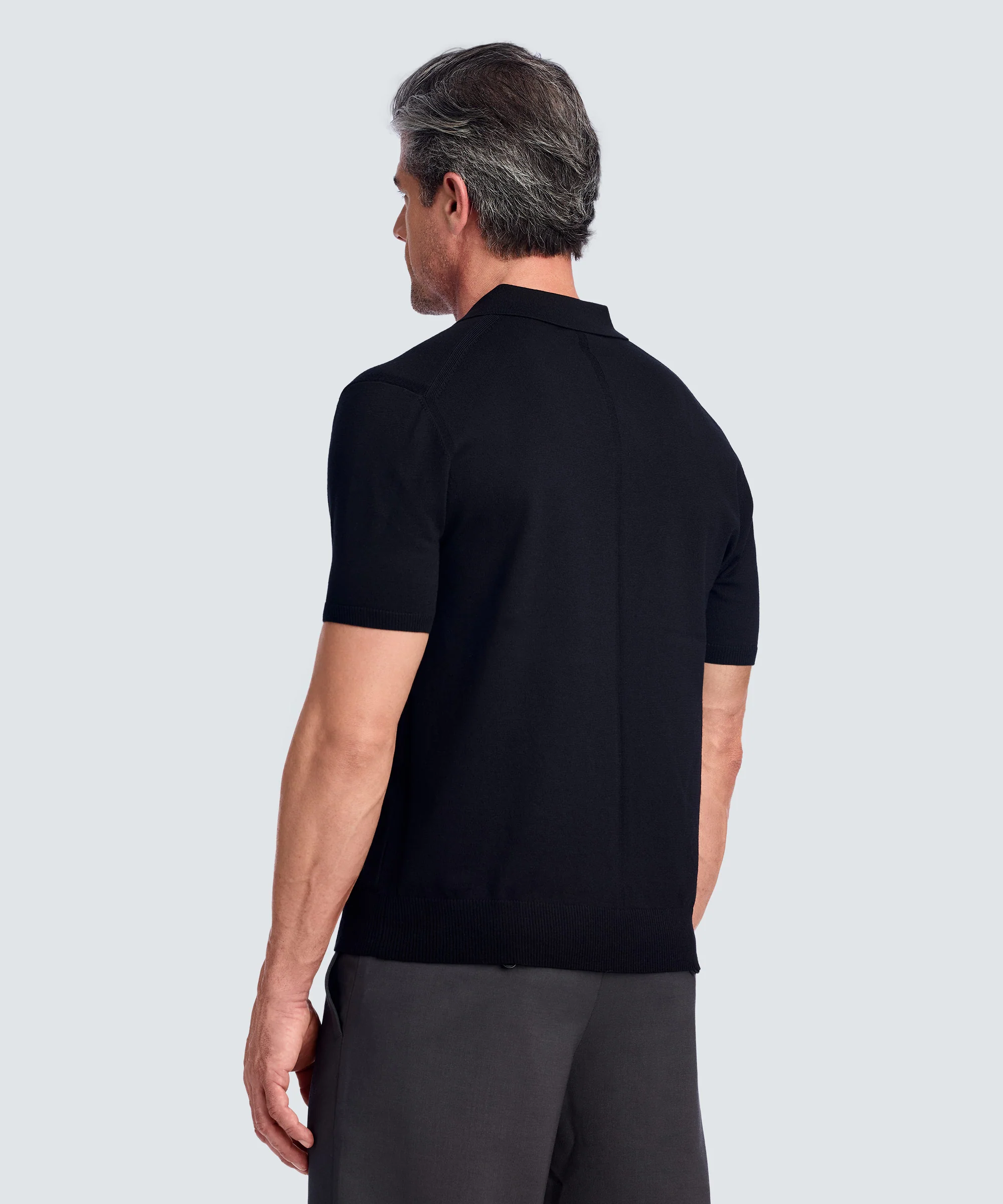 Men's Fine Knit Merino Polo - Image 19
