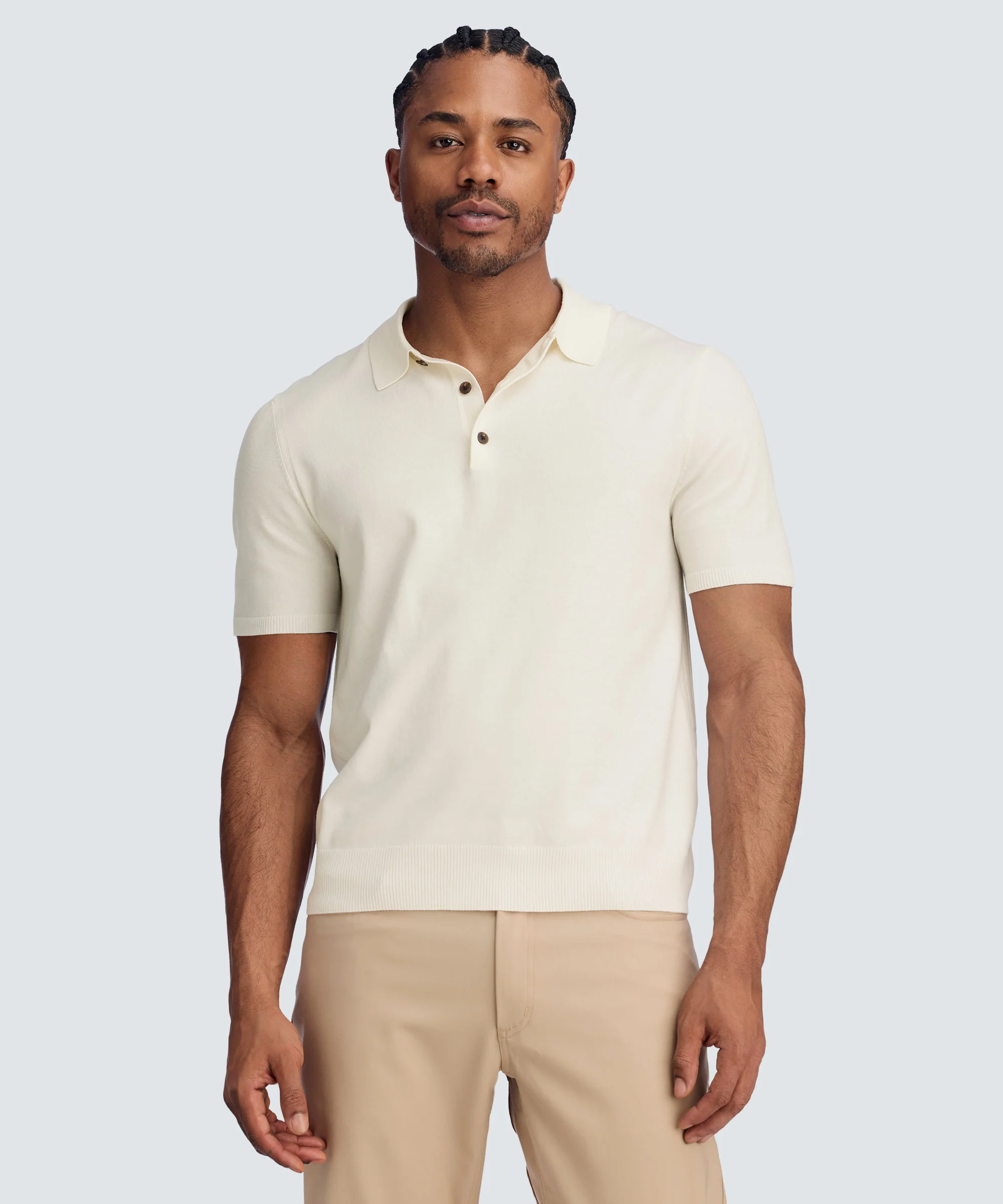 Men's Fine Knit Merino Polo - Image 21