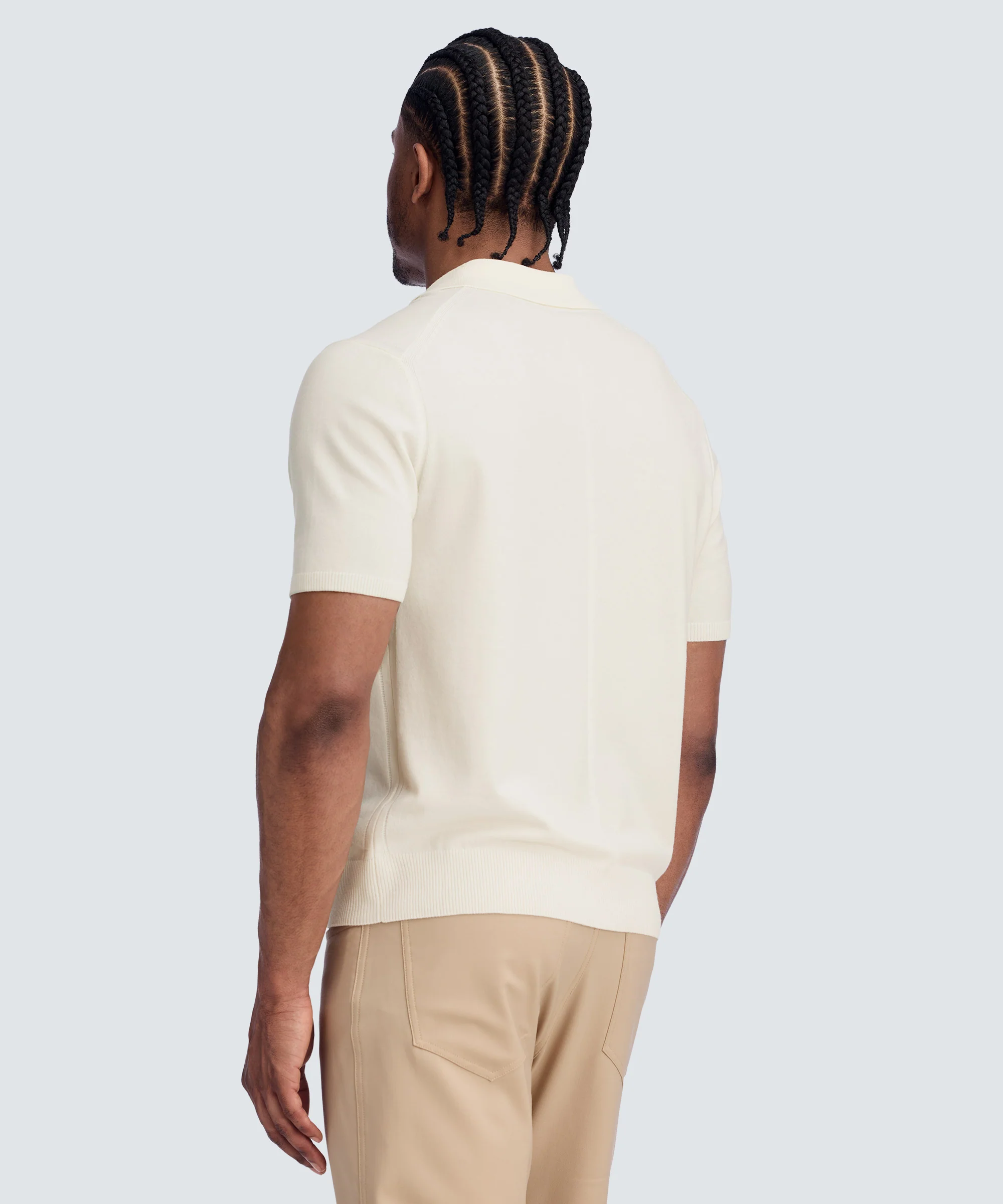 Men's Fine Knit Merino Polo - Image 24