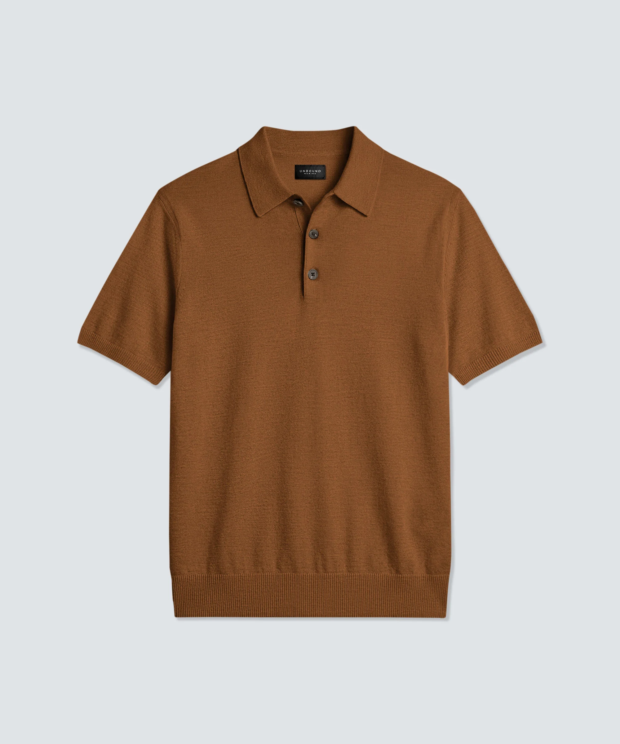 Men's Fine Knit Merino Polo - Image 7
