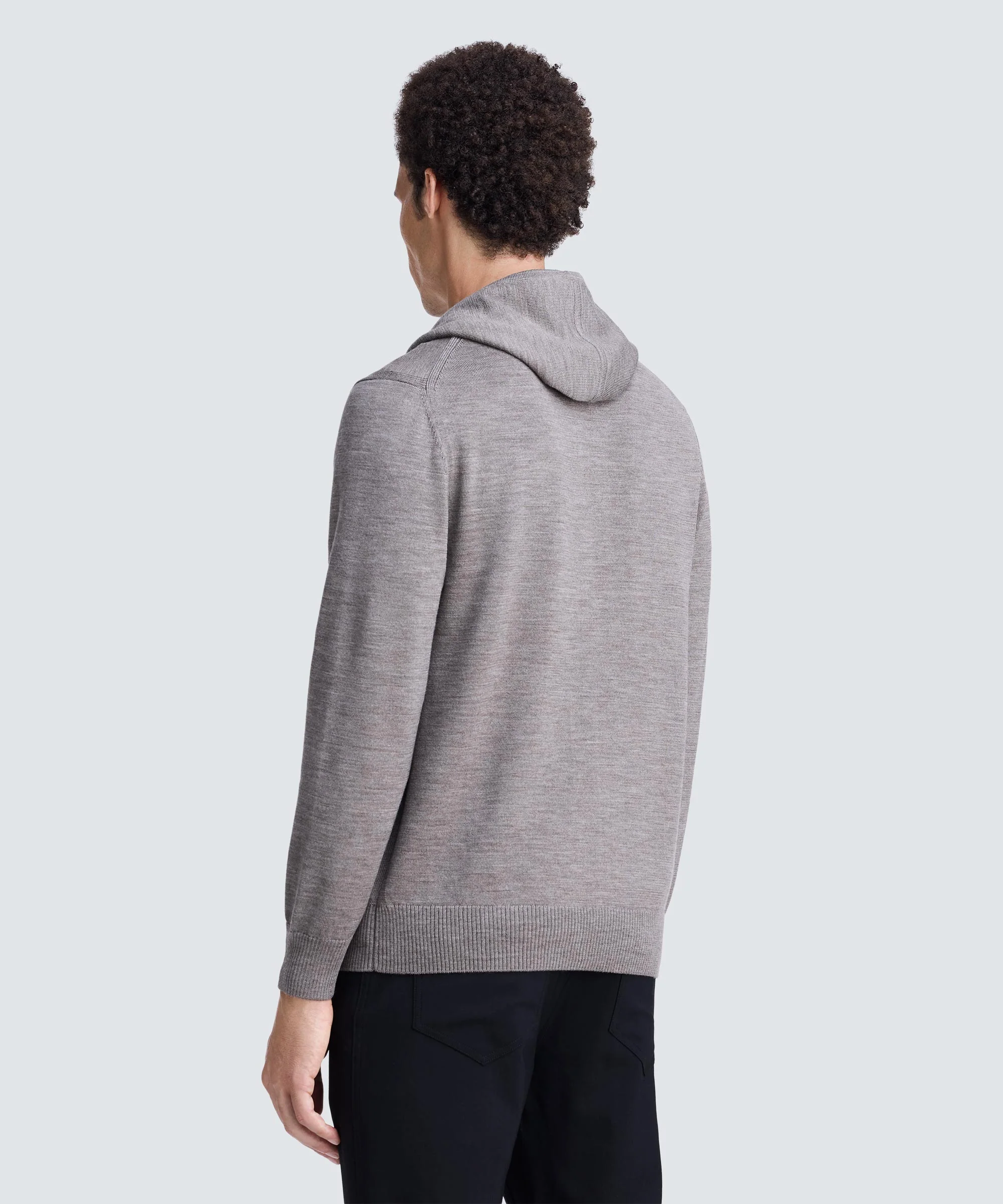 Men's Merino Knit Hoodie - Image 4