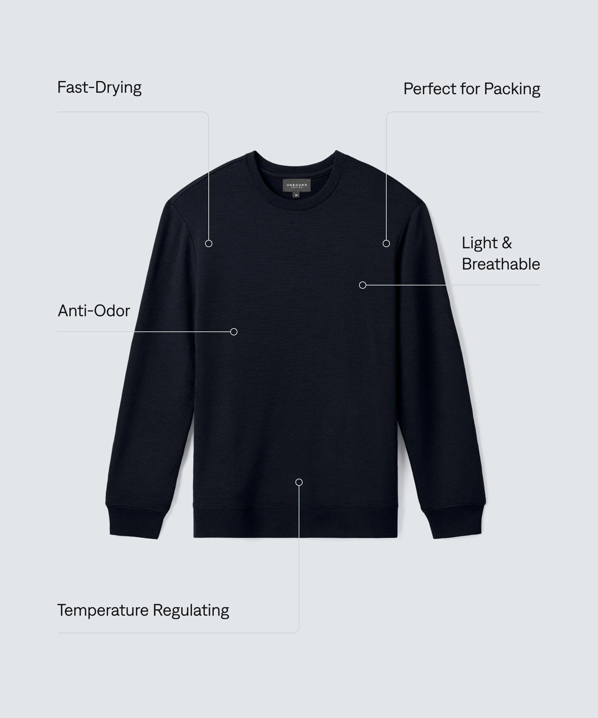 Men's Merino Crew Sweatshirt - Image 18