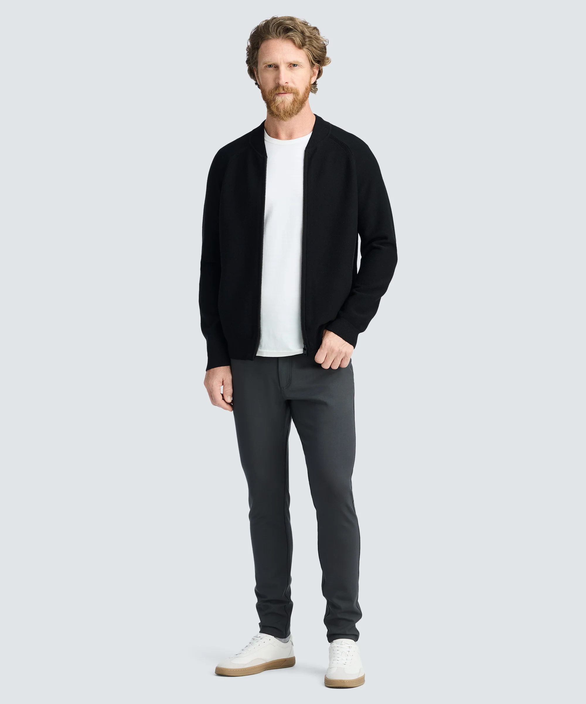 Men's Merino Knit Bomber - Image 3