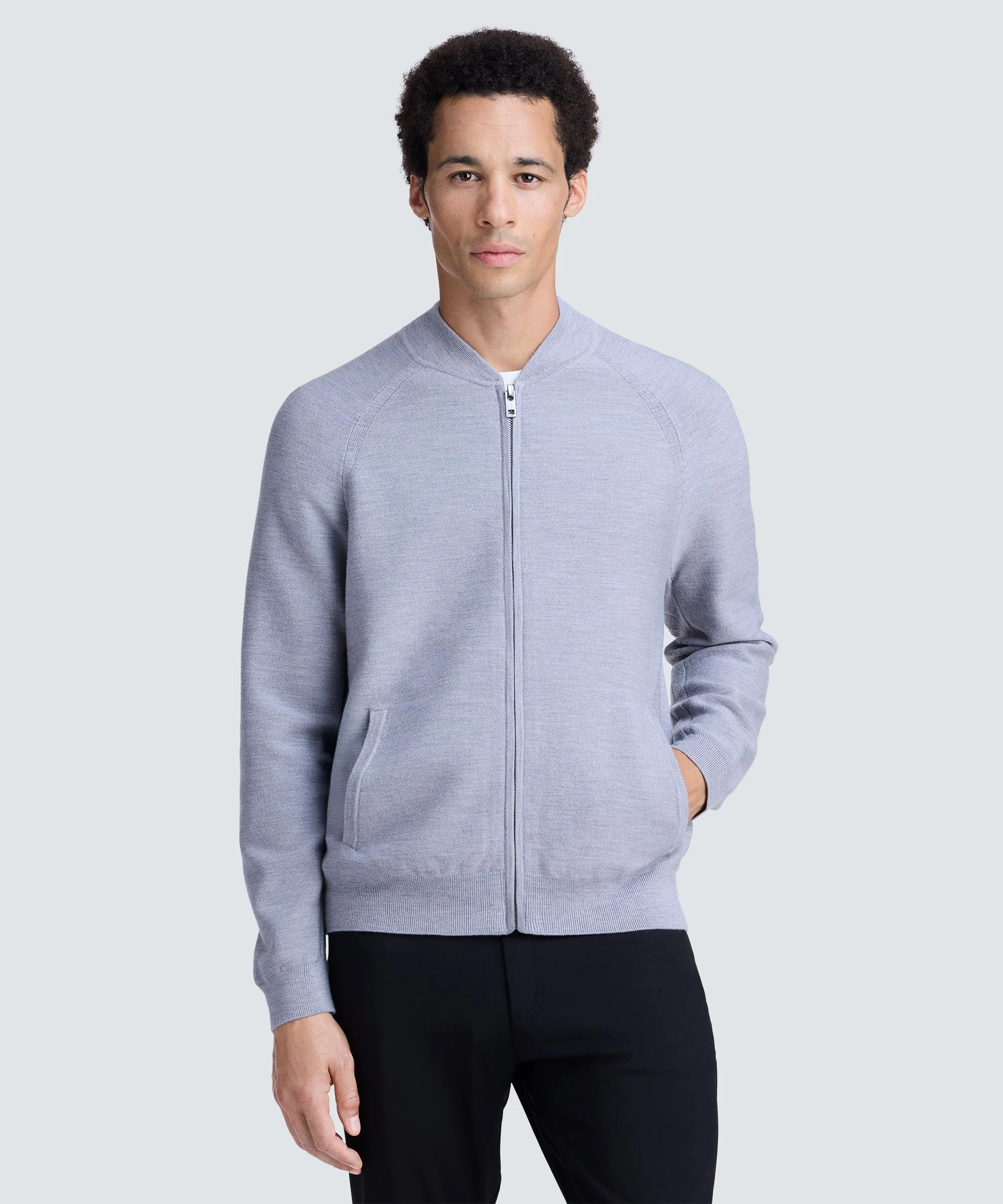 Men's Merino Knit Bomber - Image 6