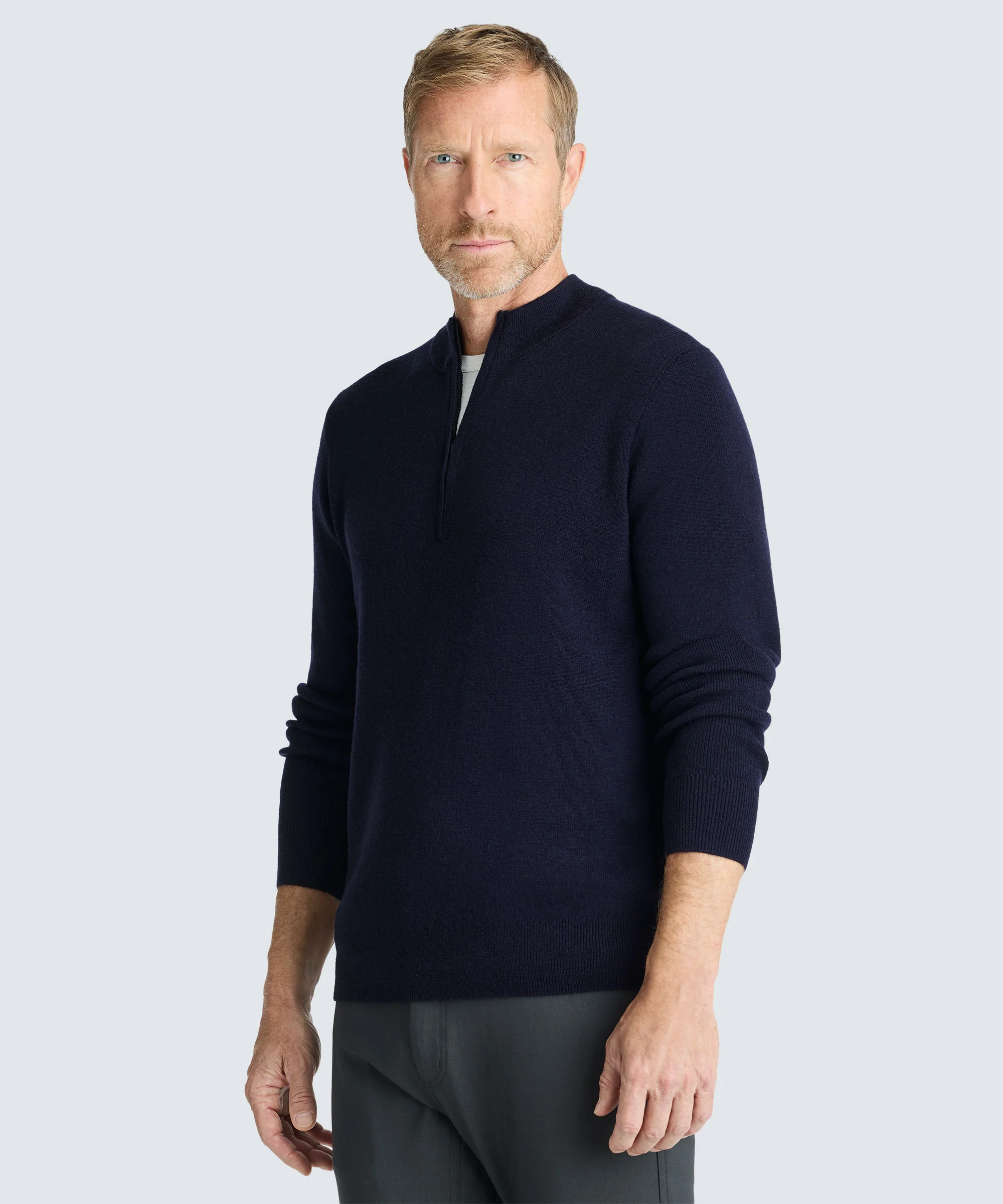 Men's Merino Knit Quarter Zip - Image 10