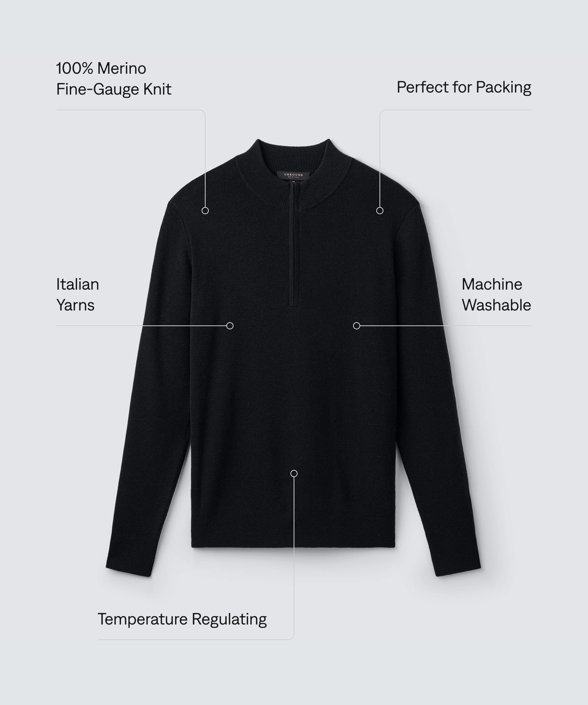 Men's Merino Knit Quarter Zip - Image 26