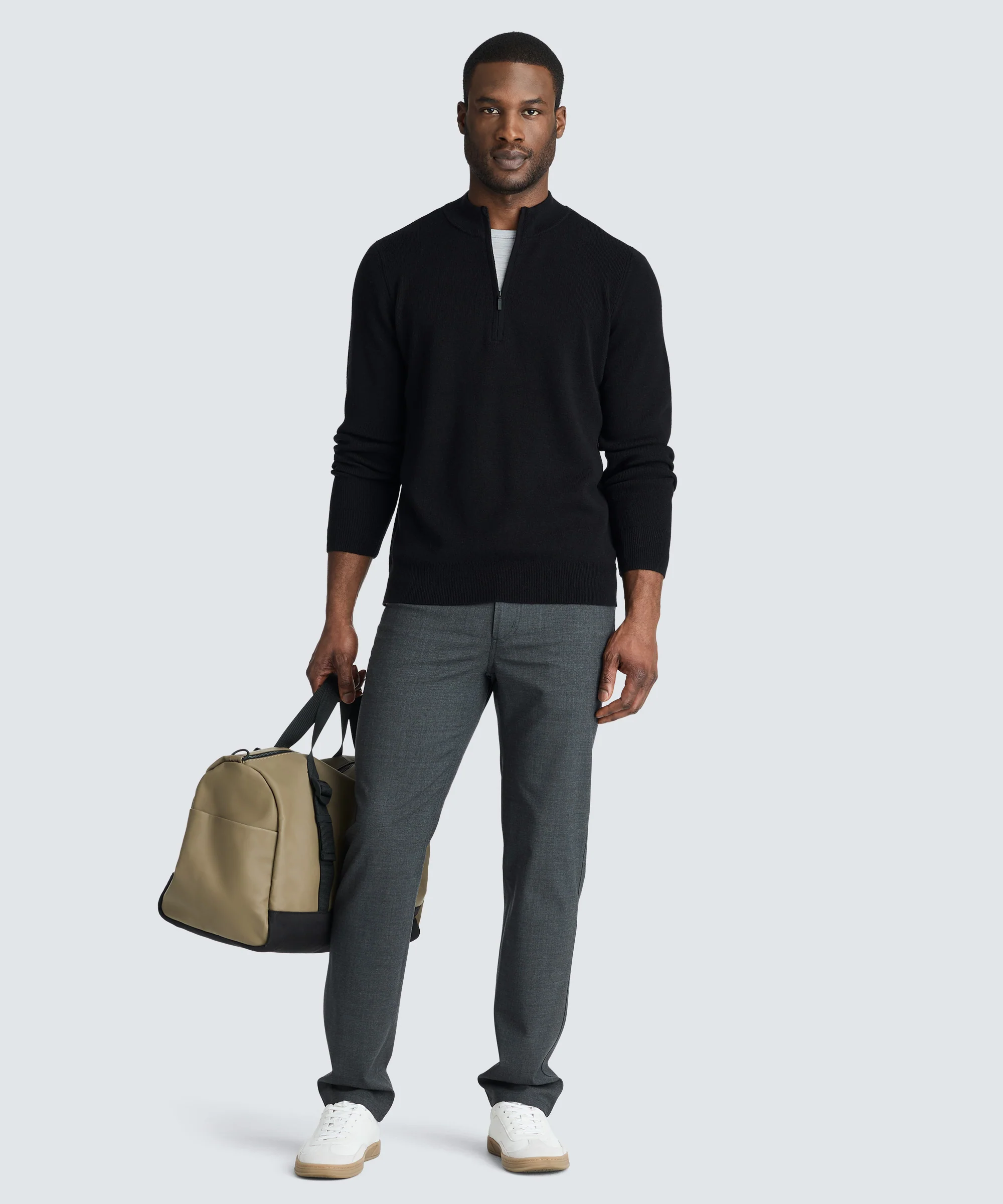 Men's Merino Knit Quarter Zip - Image 3