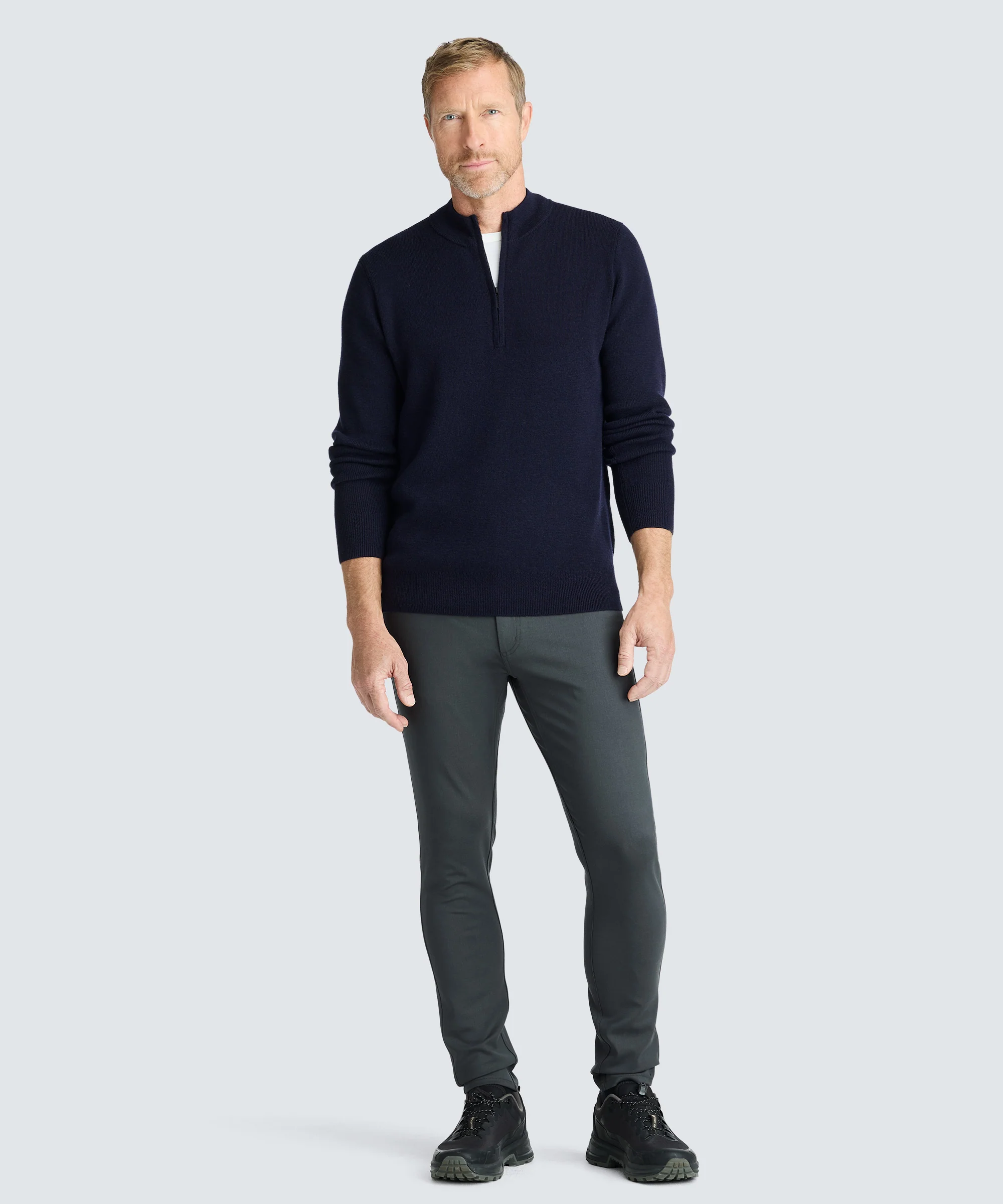 Men's Merino Knit Quarter Zip - Image 9