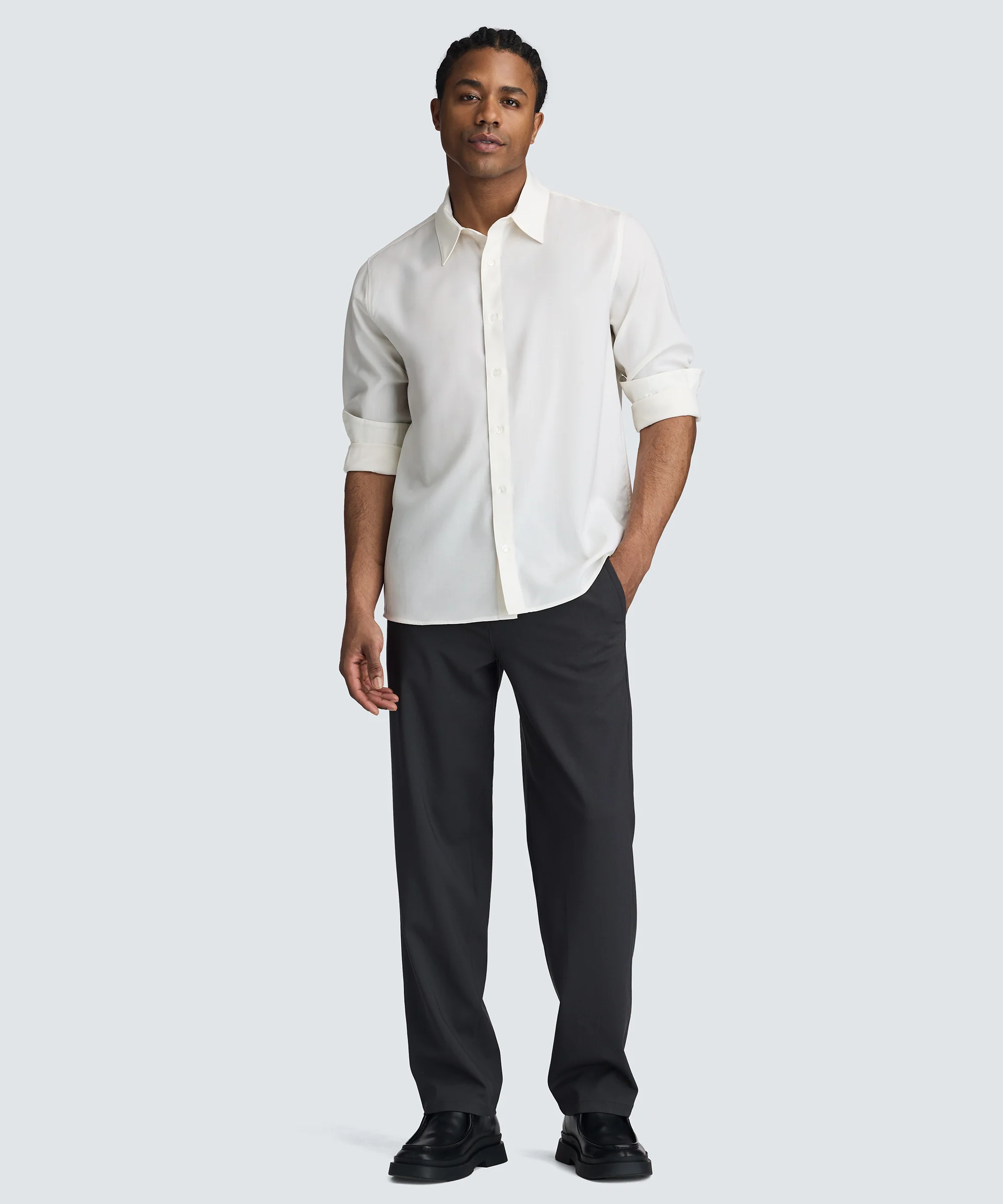 Men's Merino Poplin Button-Up - Image 17