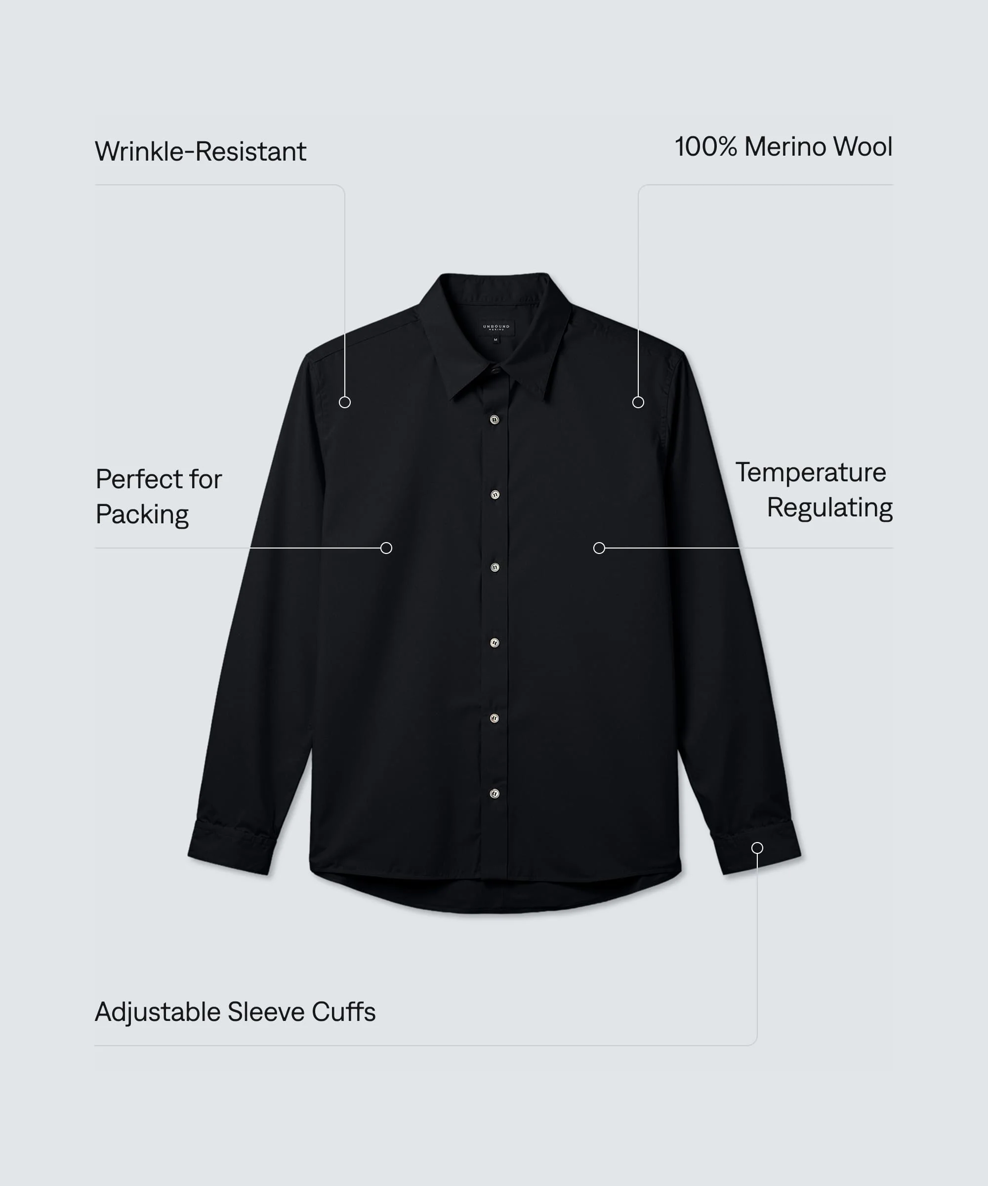 Men's Merino Poplin Button-Up - Image 22