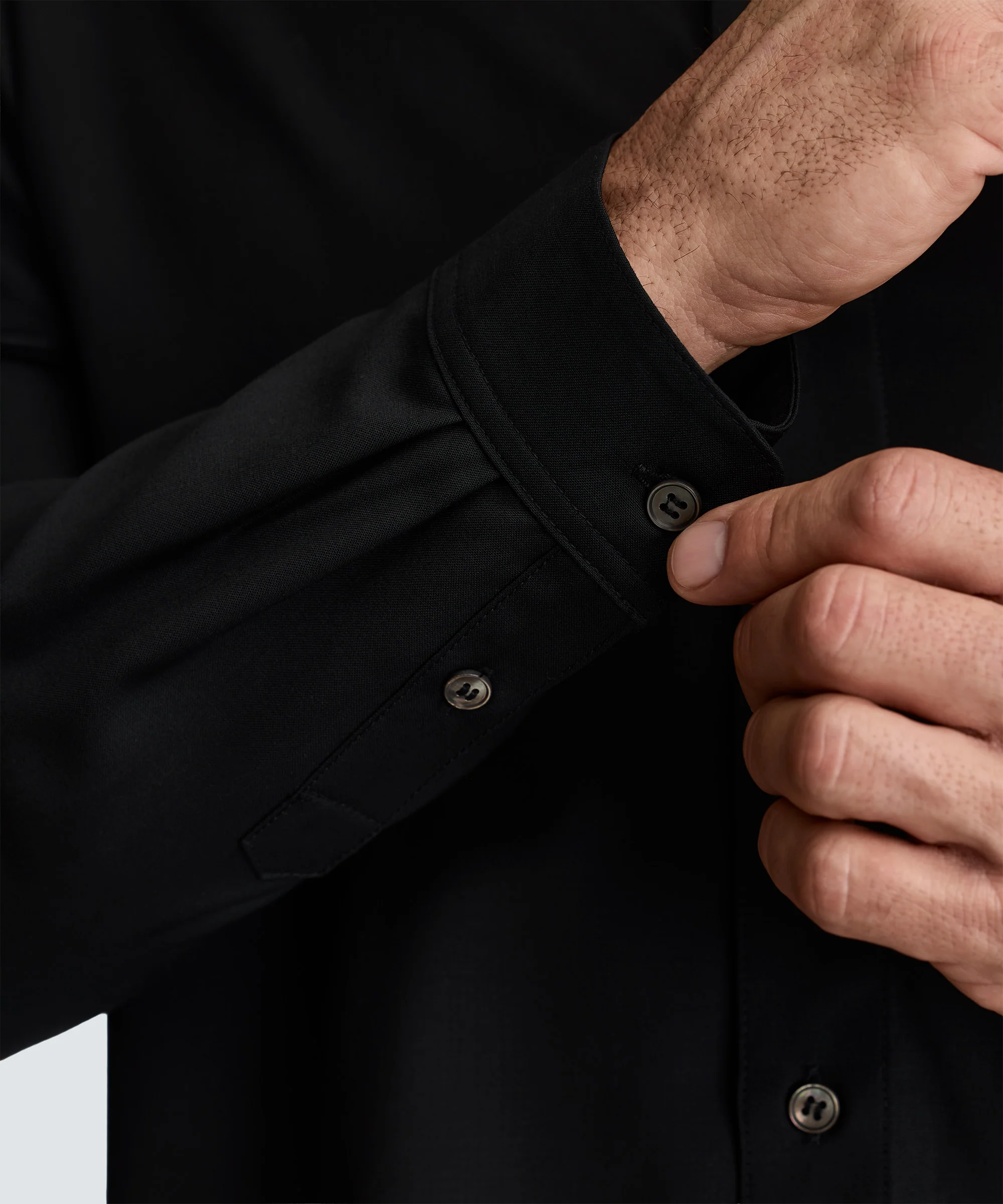 Men's Merino Poplin Button-Up - Image 4