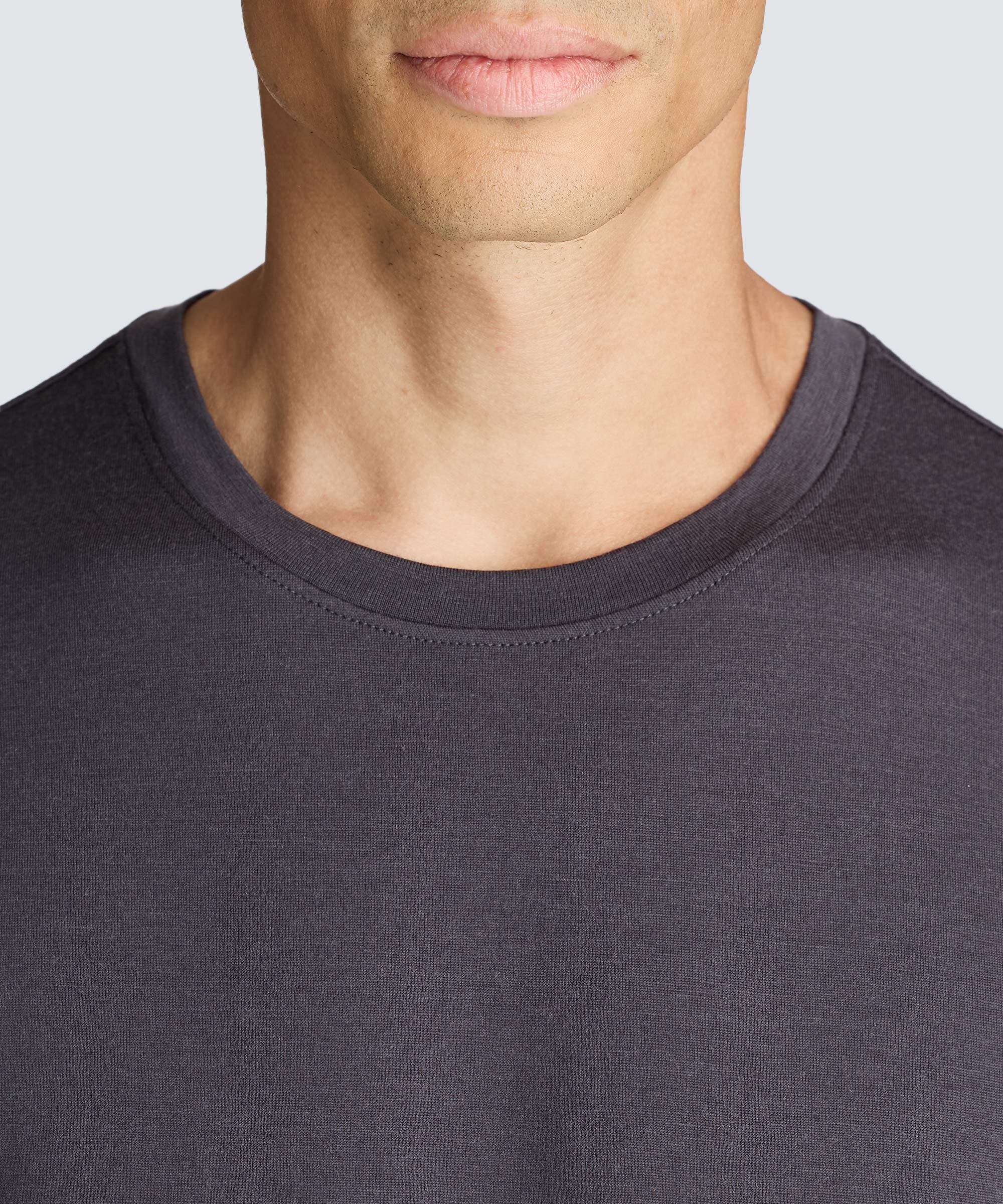 Men's Relaxed Merino Crew Neck T-Shirt - Image 4