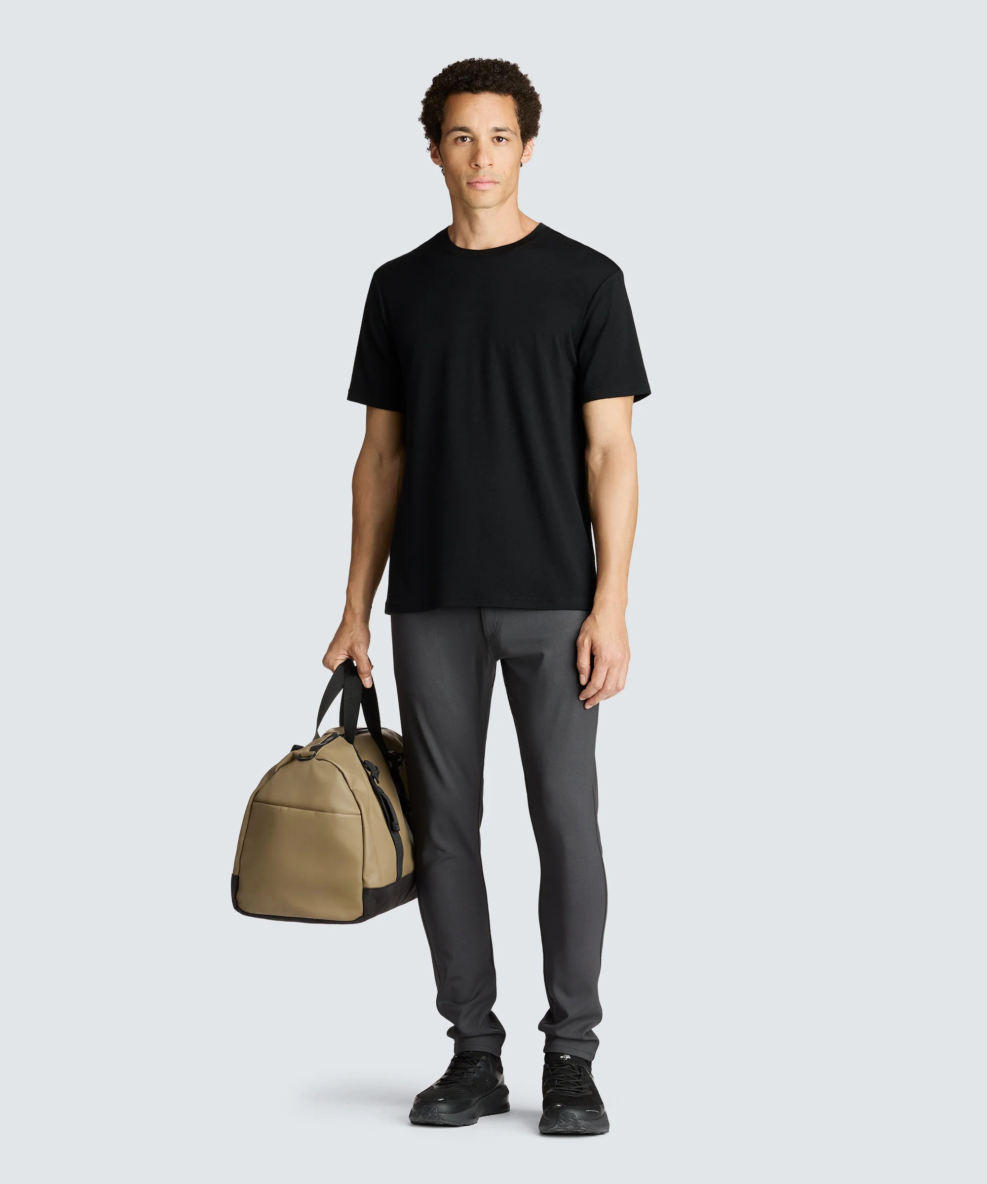 Men's Relaxed Merino Crew Neck T-Shirt - Image 7