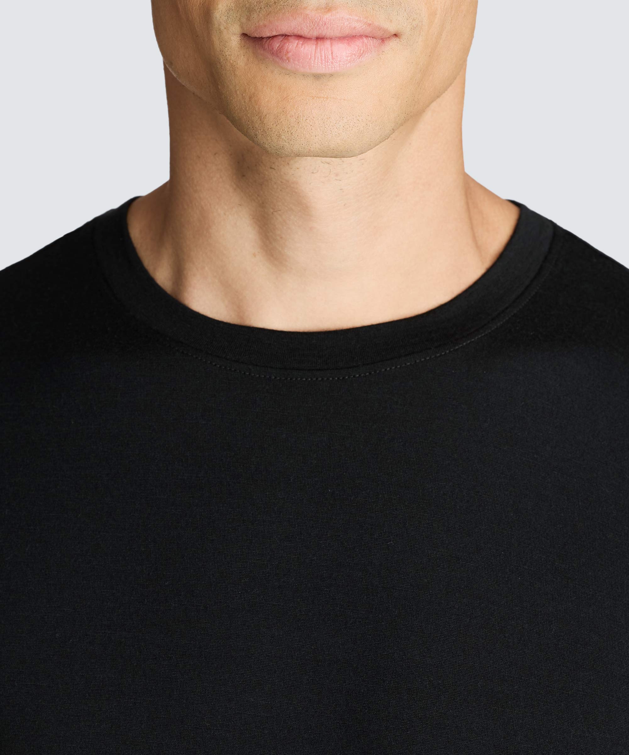 Men's Relaxed Merino Crew Neck T-Shirt - Image 9