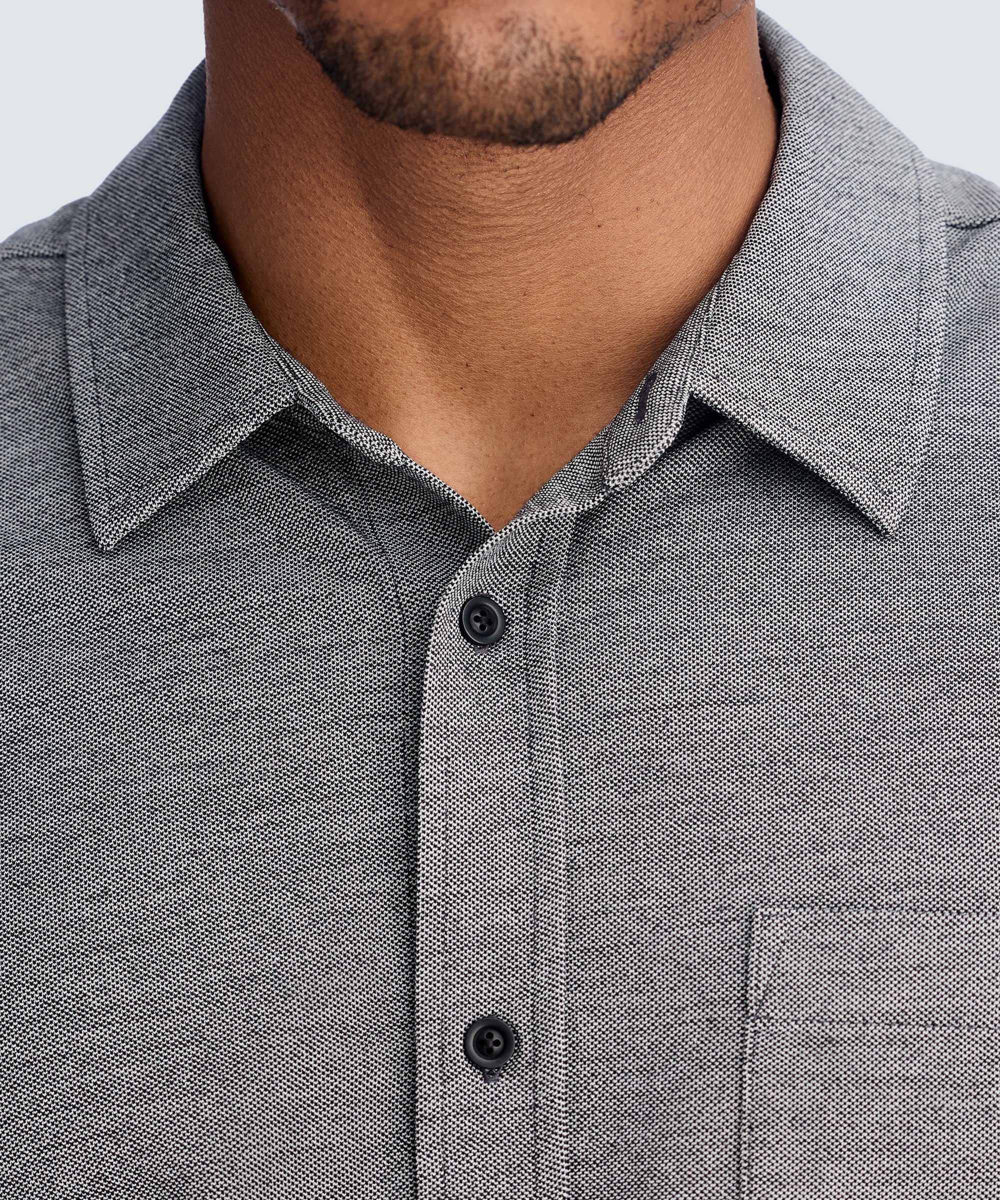 Men's Relaxed Short Sleeve Merino Button-Up - Image 15