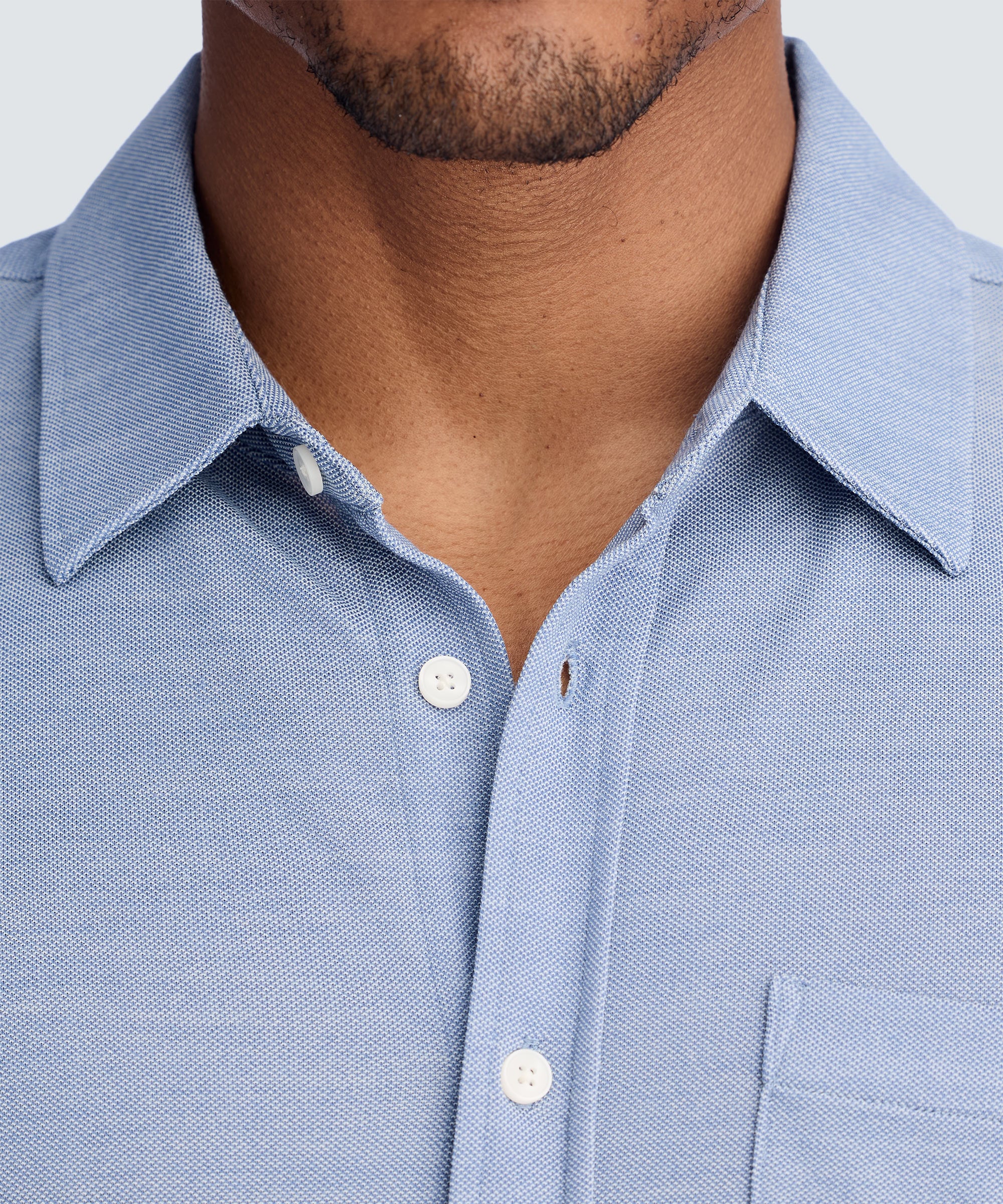 Men's Relaxed Short Sleeve Merino Button-Up - Image 8