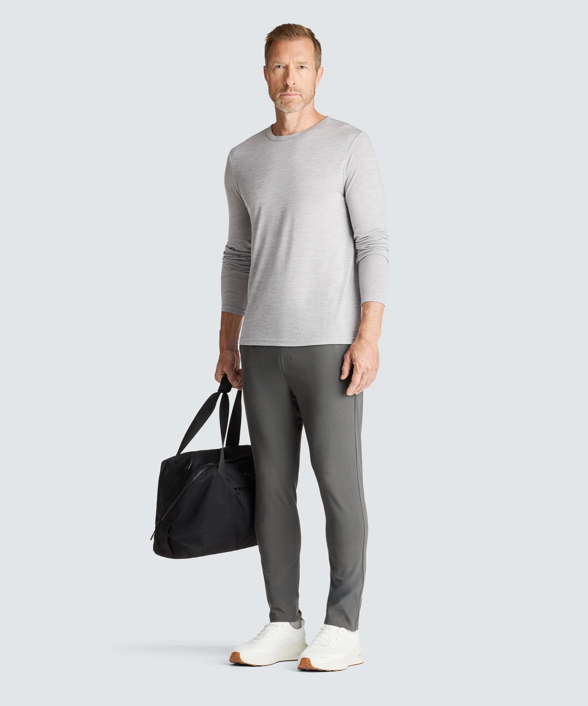 Men's Tall Long Sleeve Merino Crew - Image 19