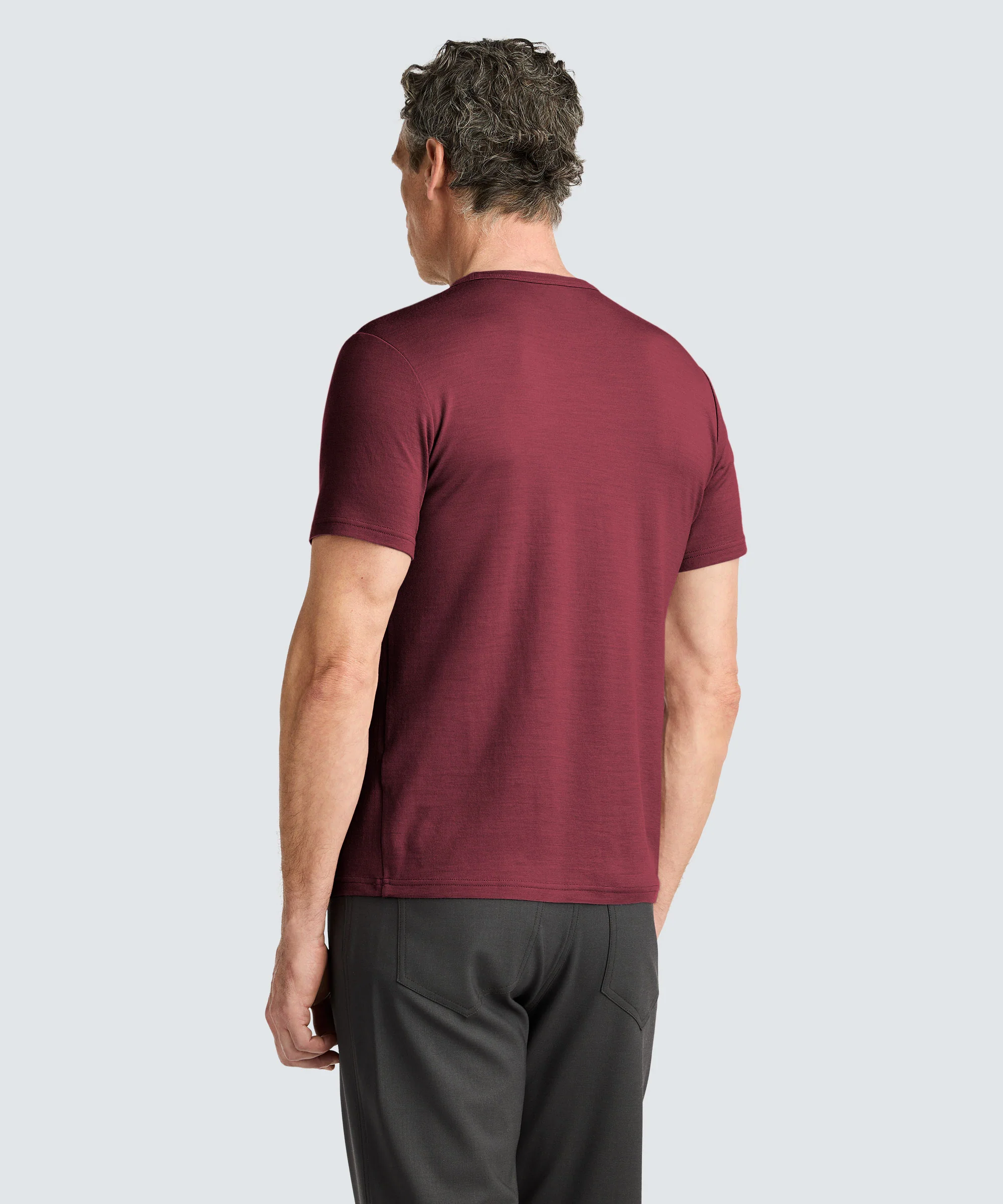 Men's Merino Crew Neck T-Shirt - Image 32