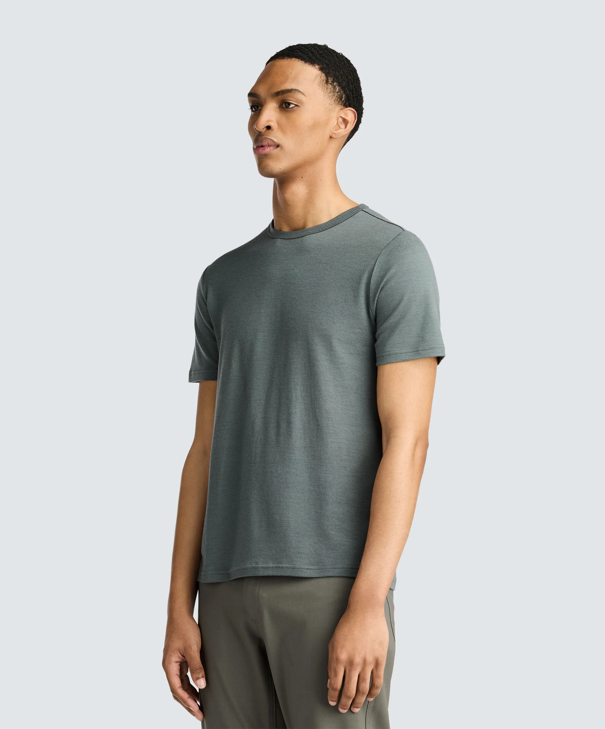 Men's Merino Crew Neck T-Shirt - Image 34