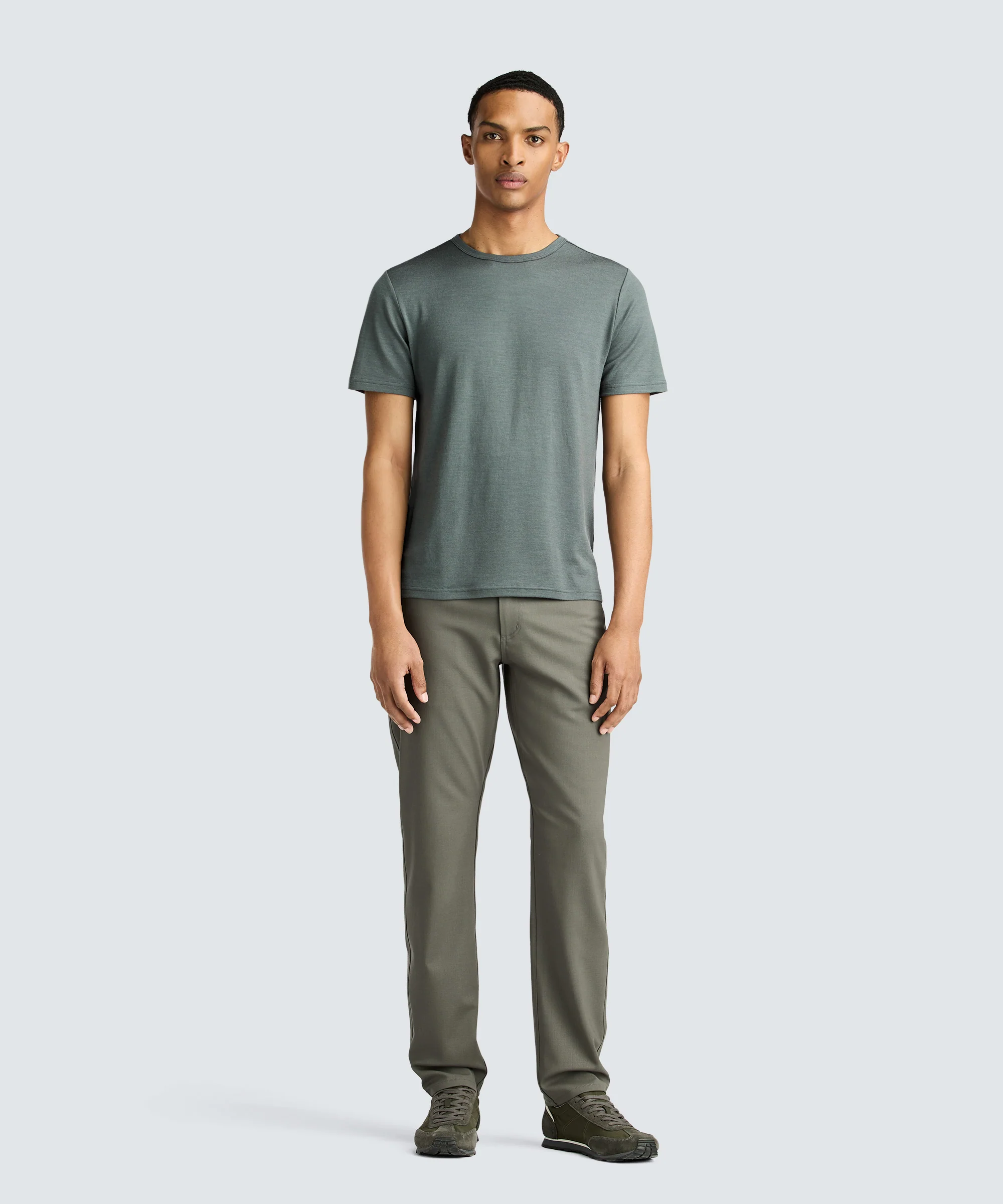 Men's Merino Crew Neck T-Shirt - Image 36