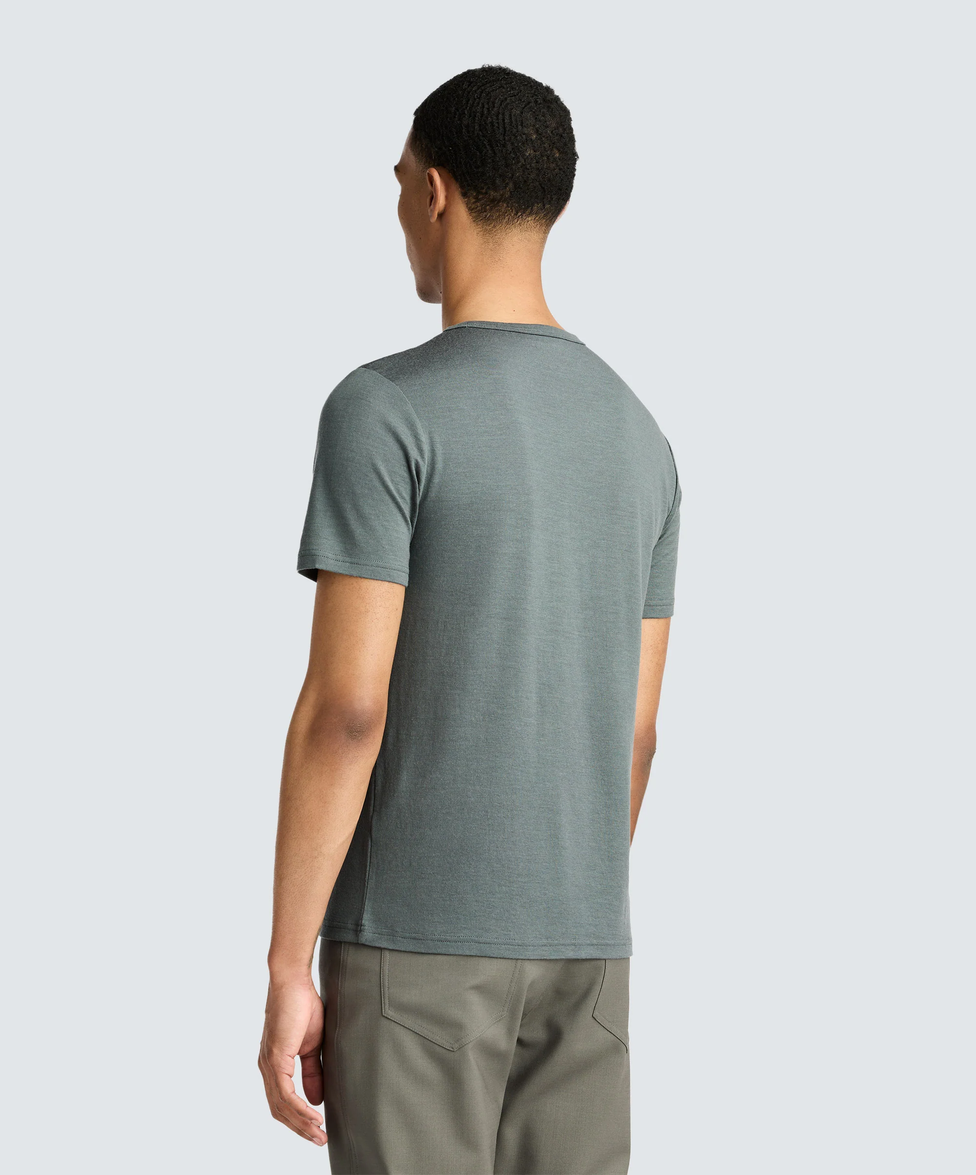 Men's Merino Crew Neck T-Shirt - Image 38