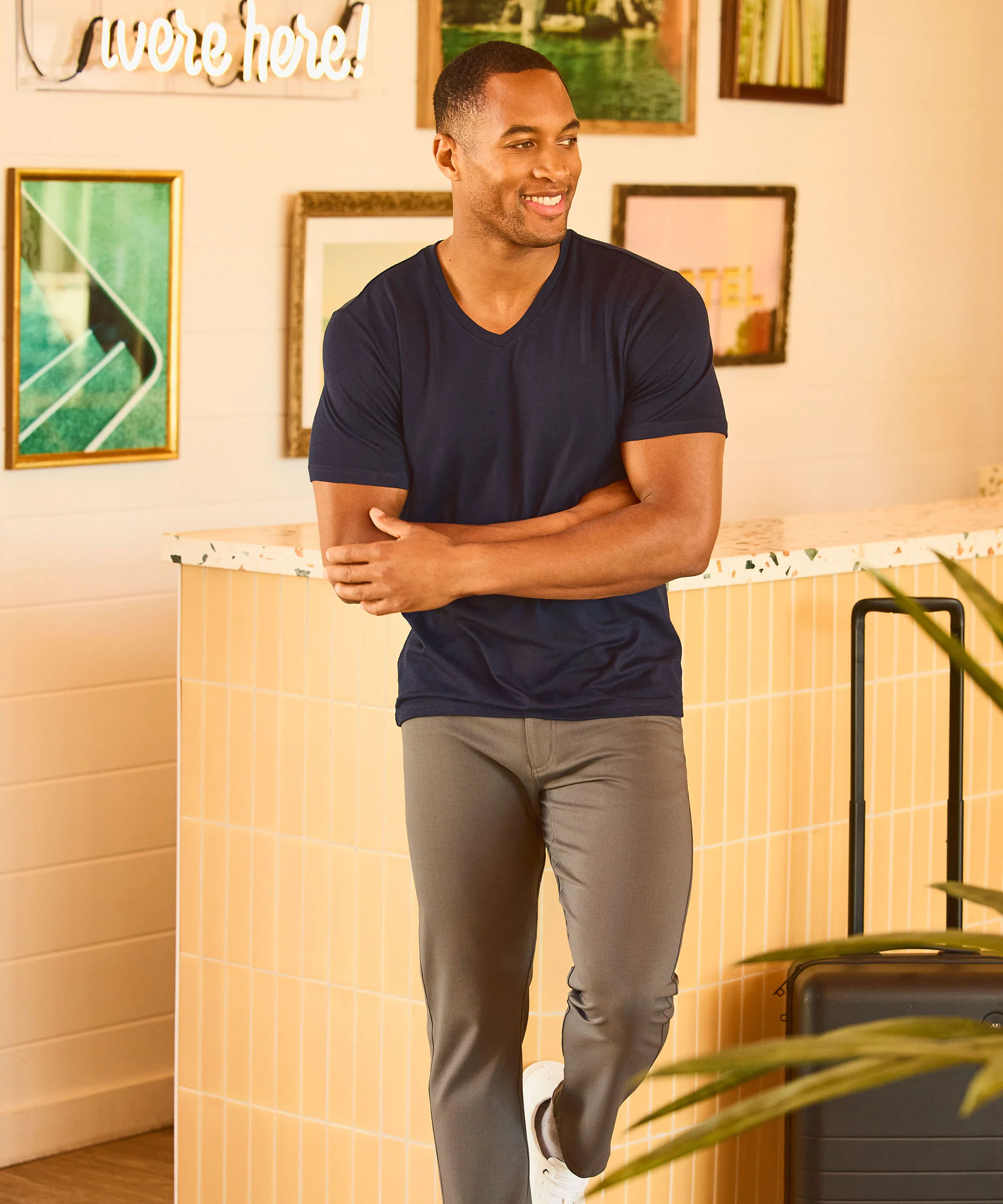 Men's Merino V-Neck T-Shirt - Image 16