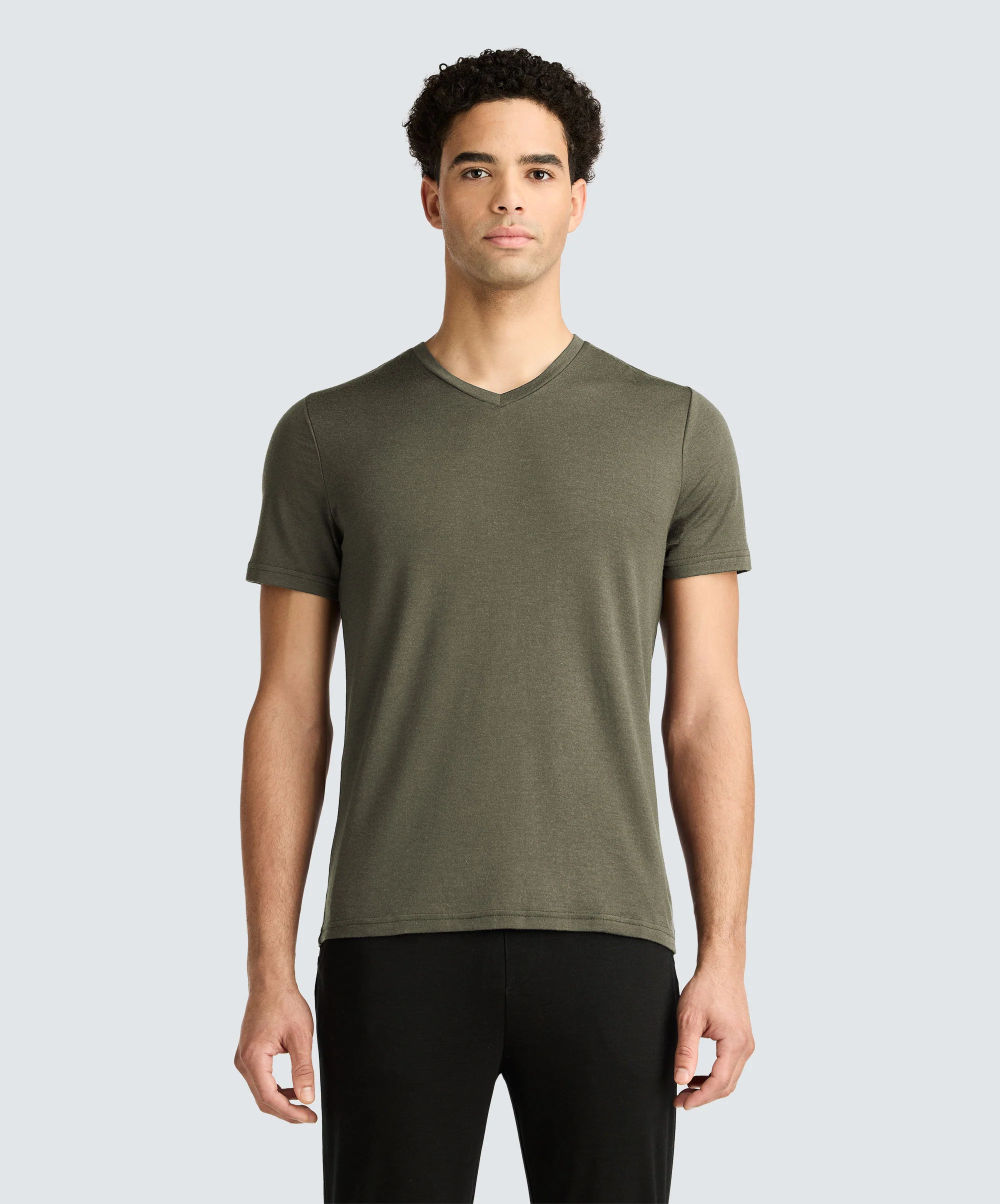 Men's Merino V-Neck T-Shirt - Image 59