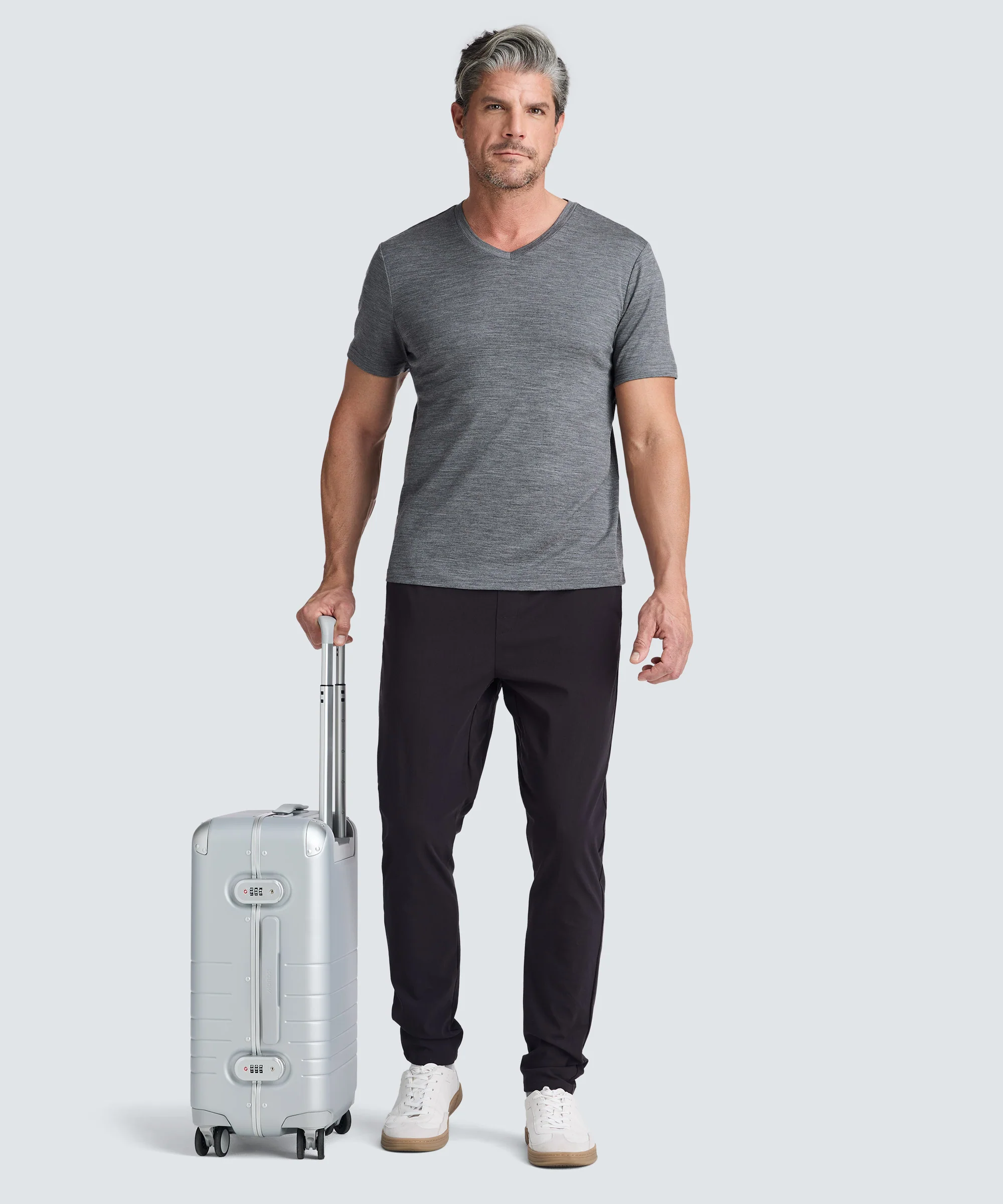 Men's Merino V-Neck T-Shirt - Image 66