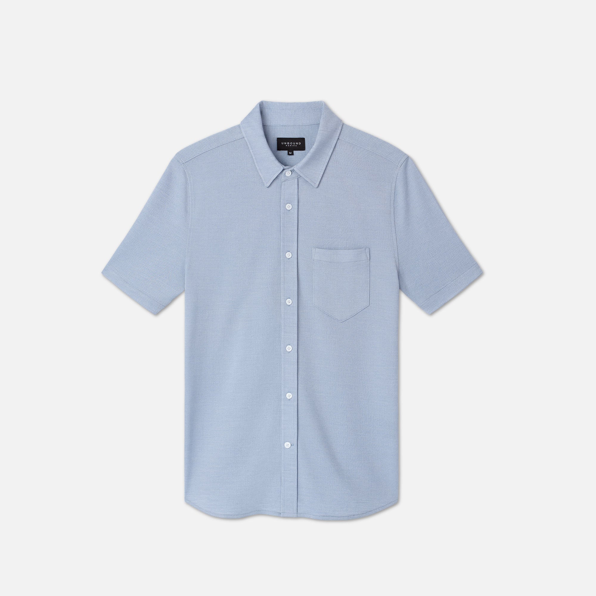 Men's Short Sleeve Merino Button-Up - Image 13