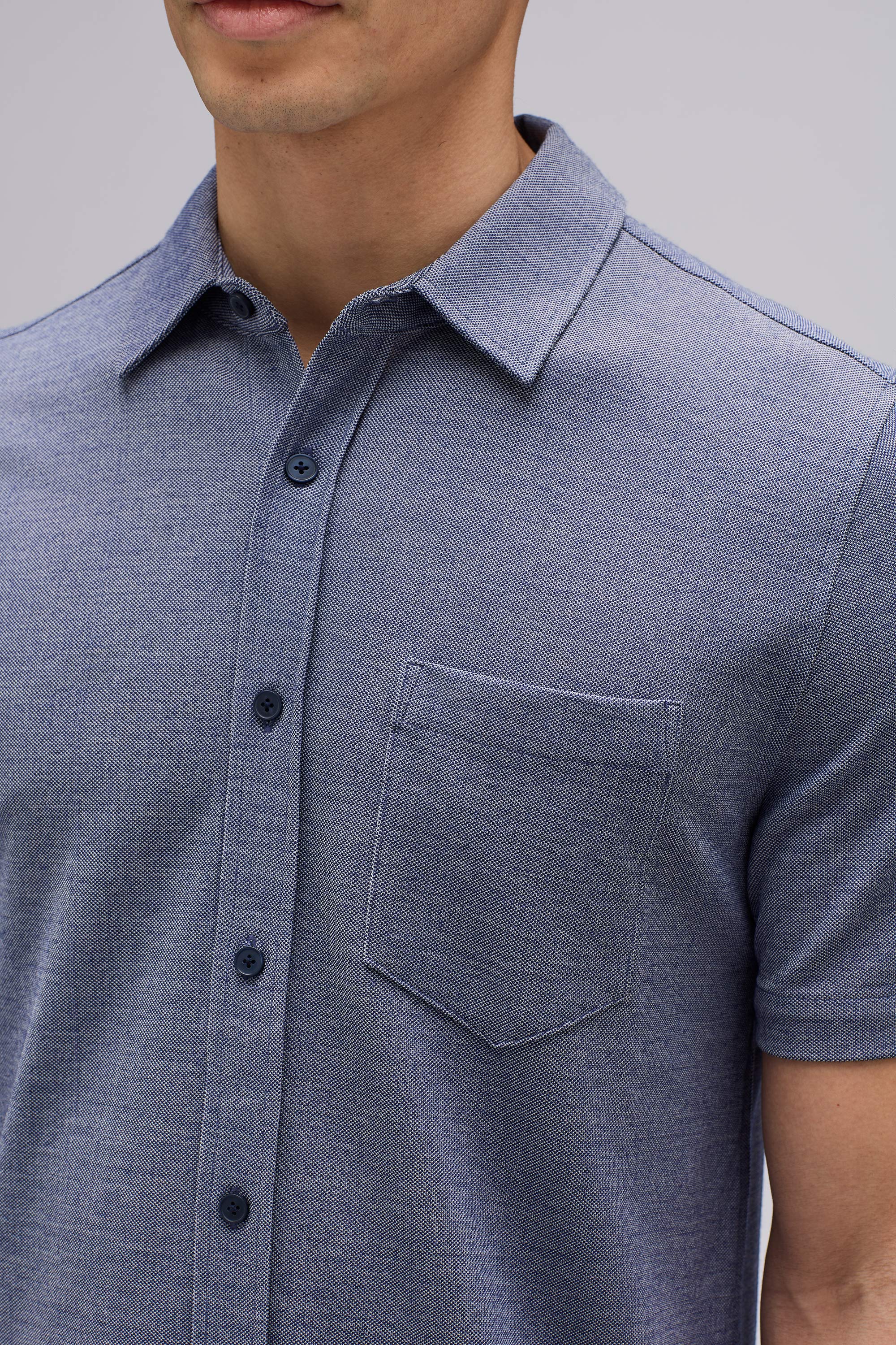 Men's Short Sleeve Merino Button-Up - Image 16
