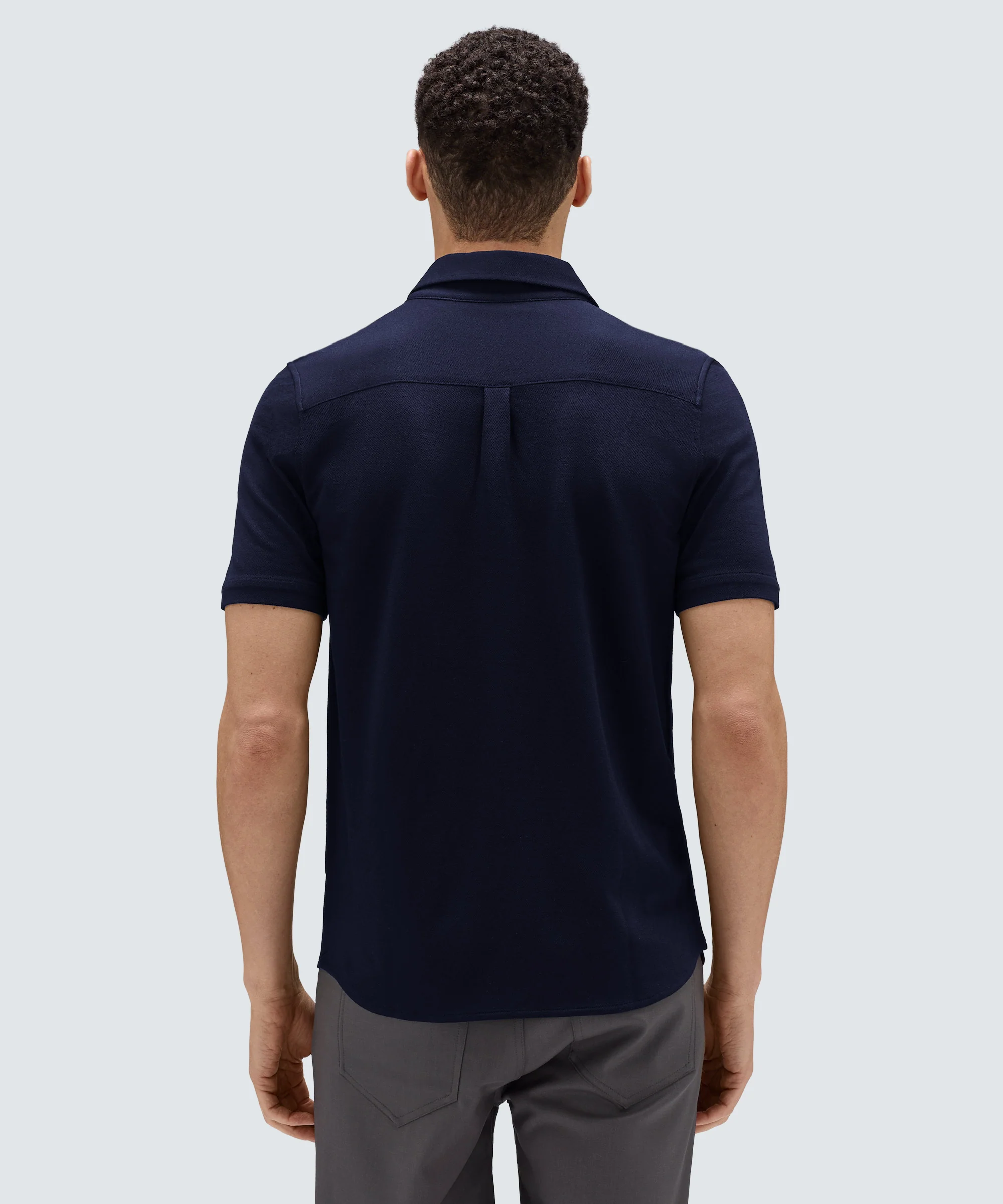 Men's Short Sleeve Merino Button-Up - Image 25