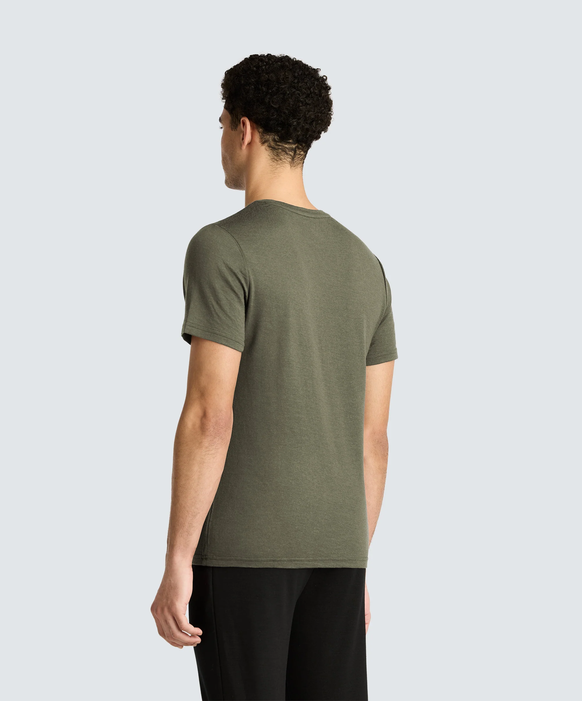 Men's Tall Merino Crew Neck T-Shirt - Image 29