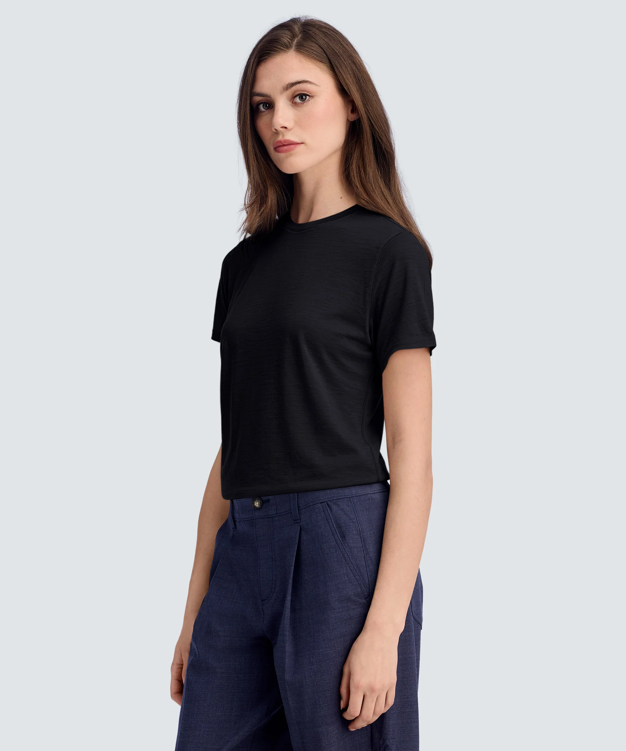 Women's Ultralight Merino Crew T-Shirt - Image 14