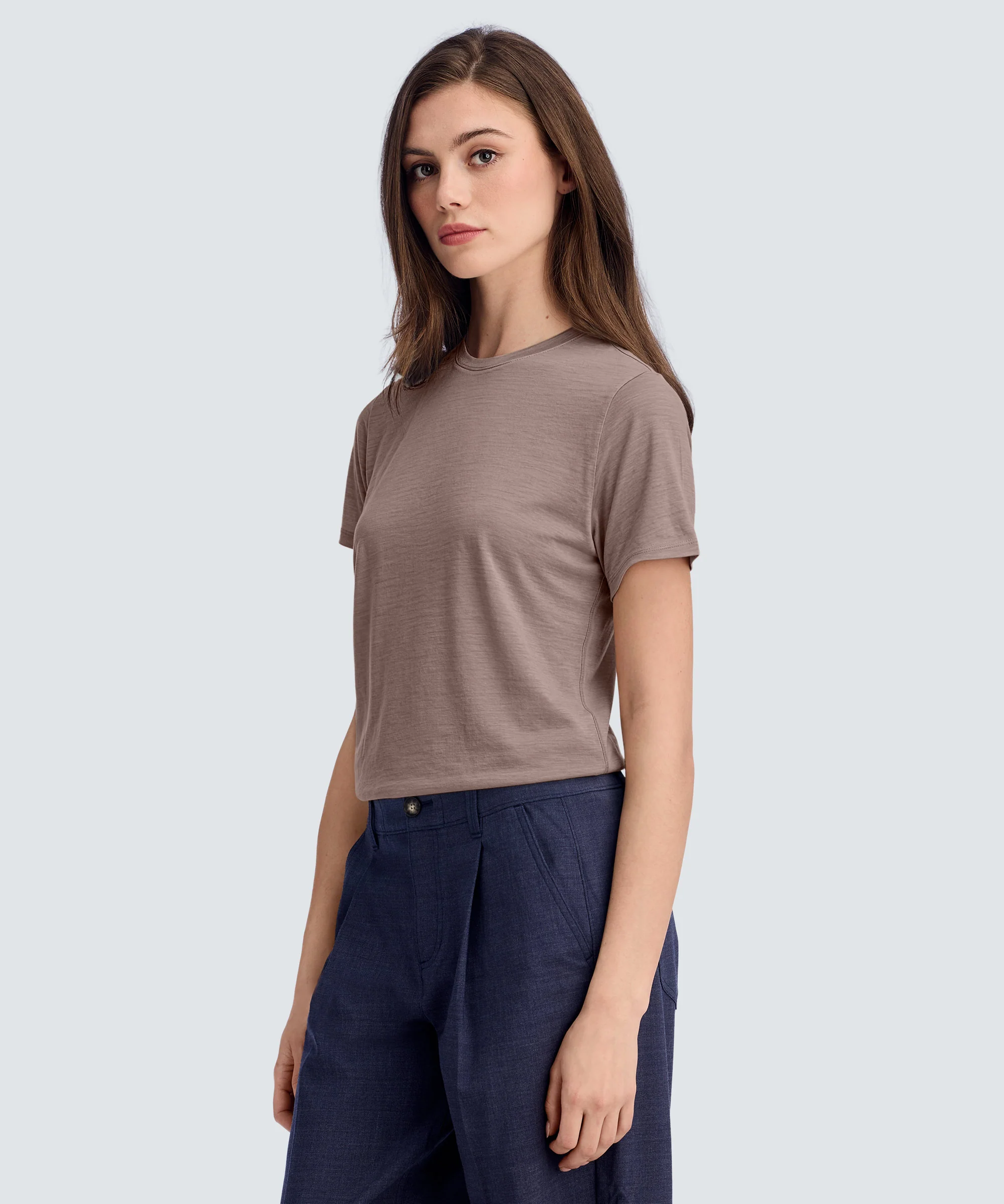 Women's Ultralight Merino Crew T-Shirt - Image 19