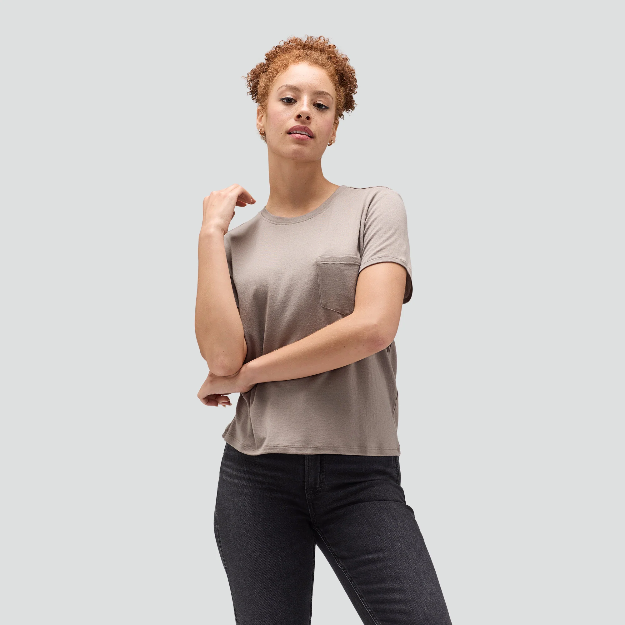Women's Merino Boxy Pocket Tee - Image 16