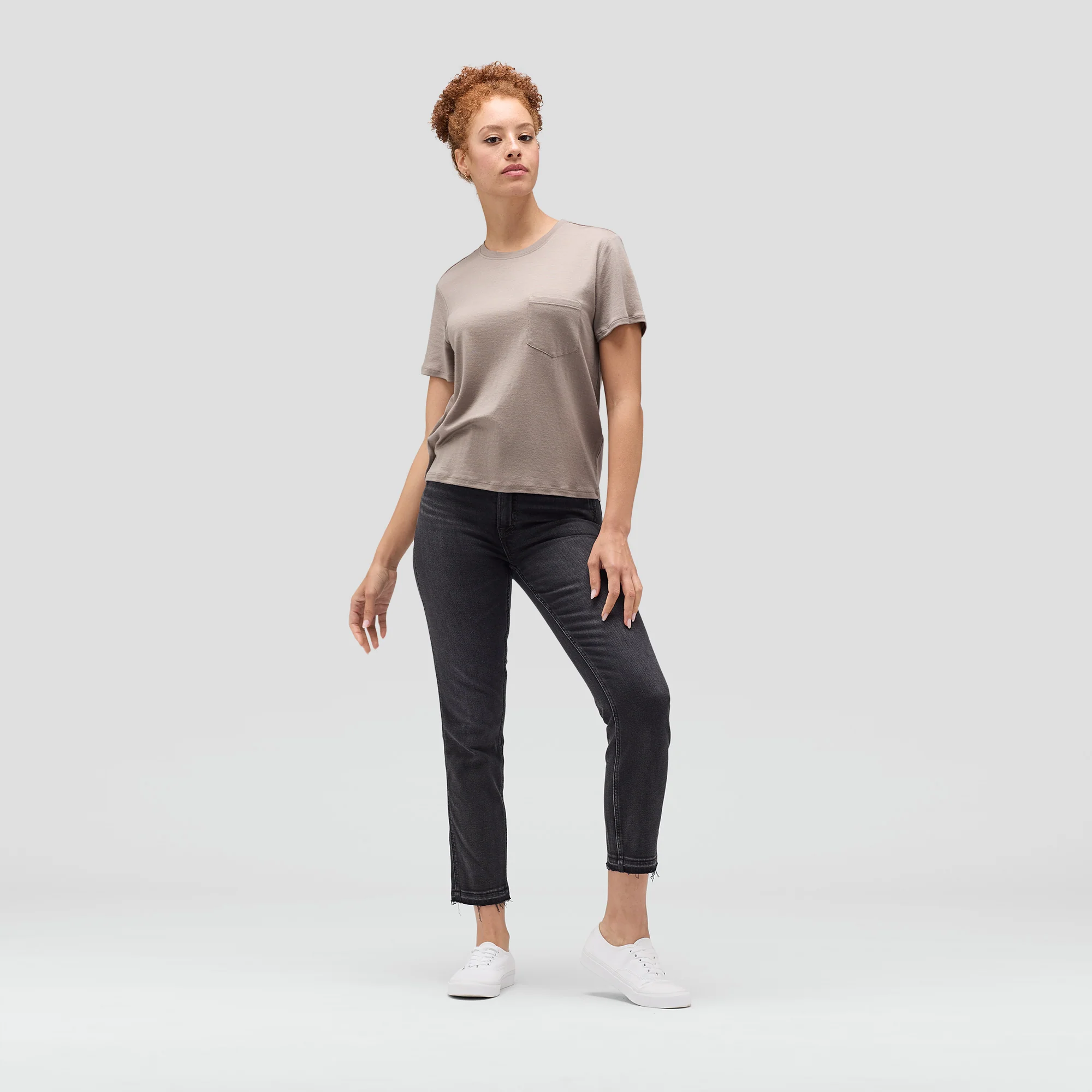Women's Merino Boxy Pocket Tee - Image 17