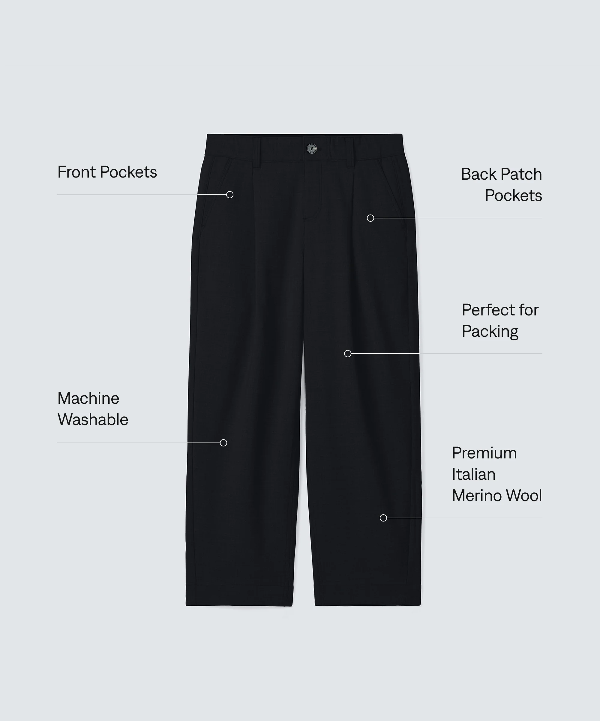 Women's Easy Merino Travel Pants - Image 14